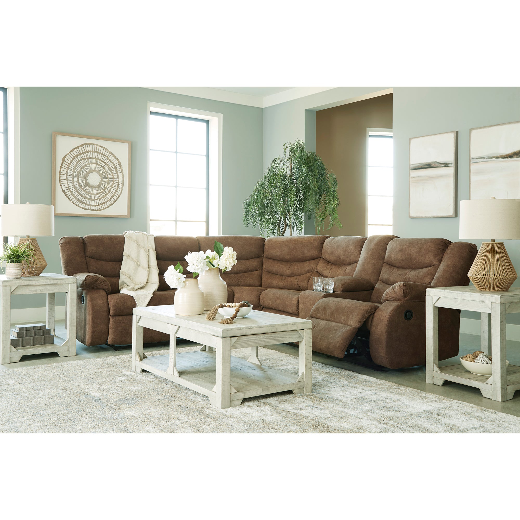 Partymate 2-Piece Reclining Sectional