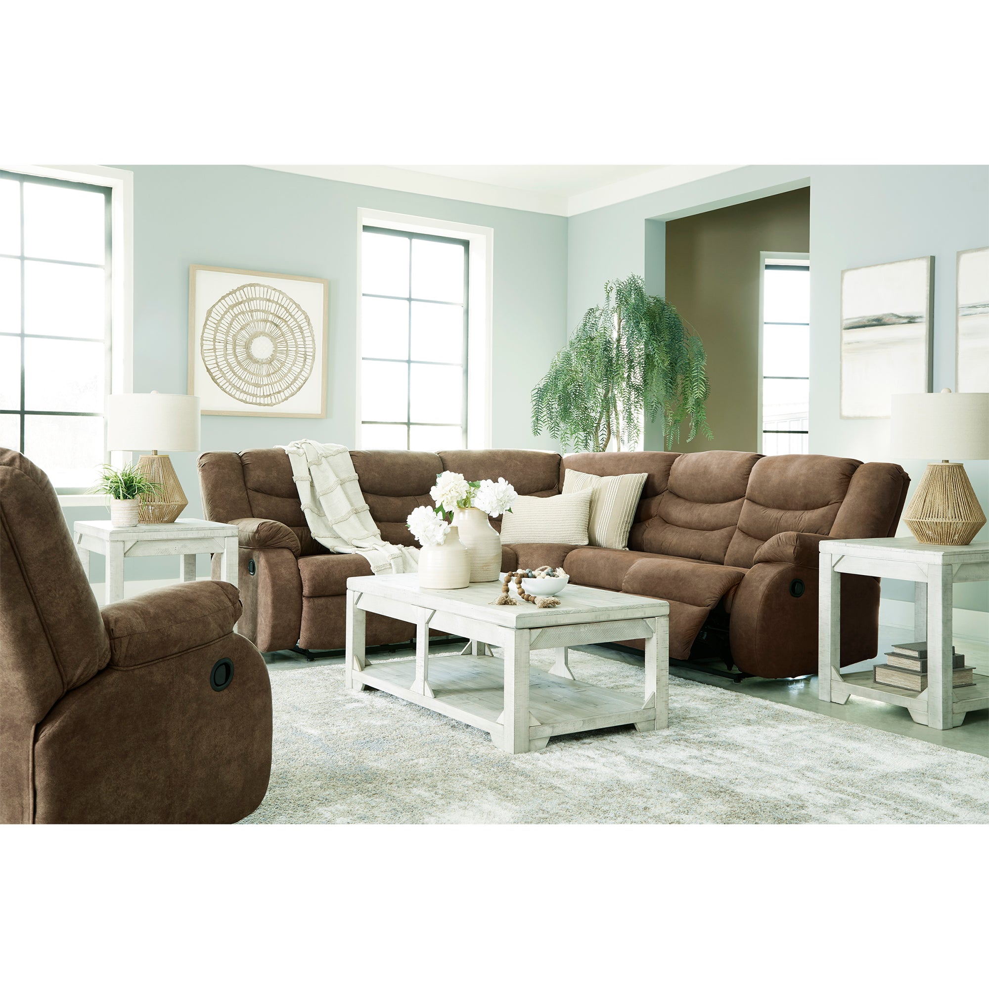 Partymate 2-Piece Reclining Sectional