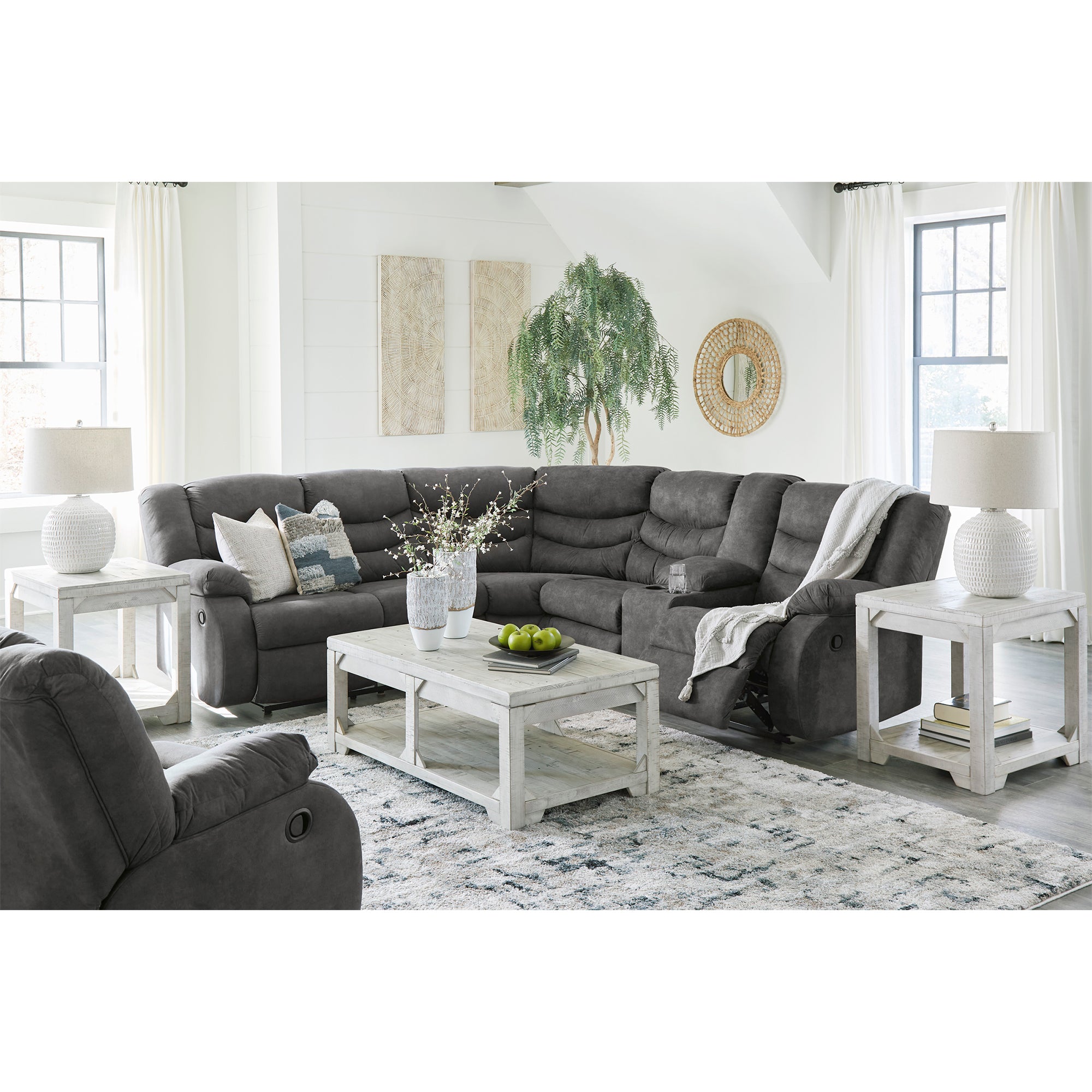 Partymate 2-Piece Reclining Sectional