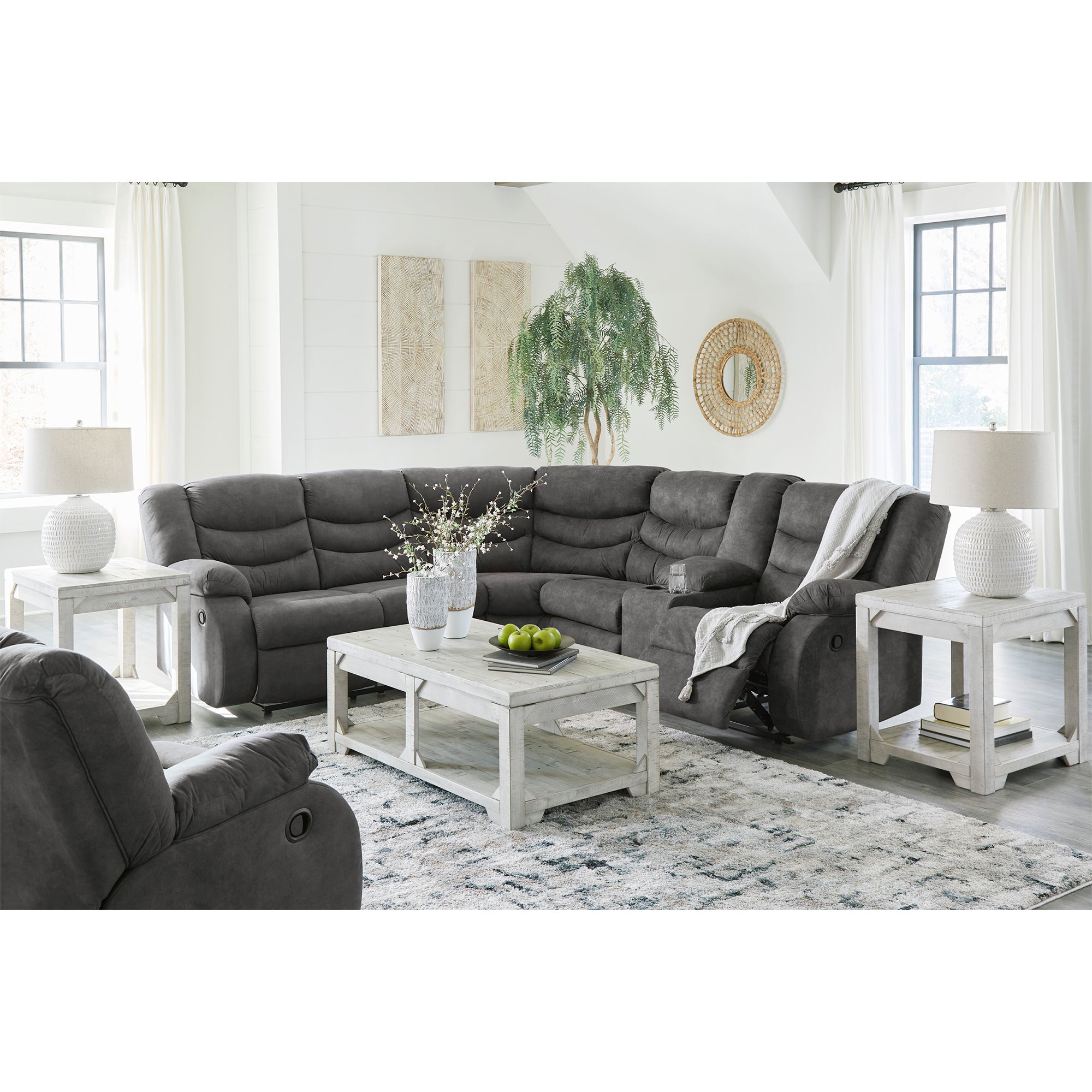 Partymate 2-Piece Reclining Sectional