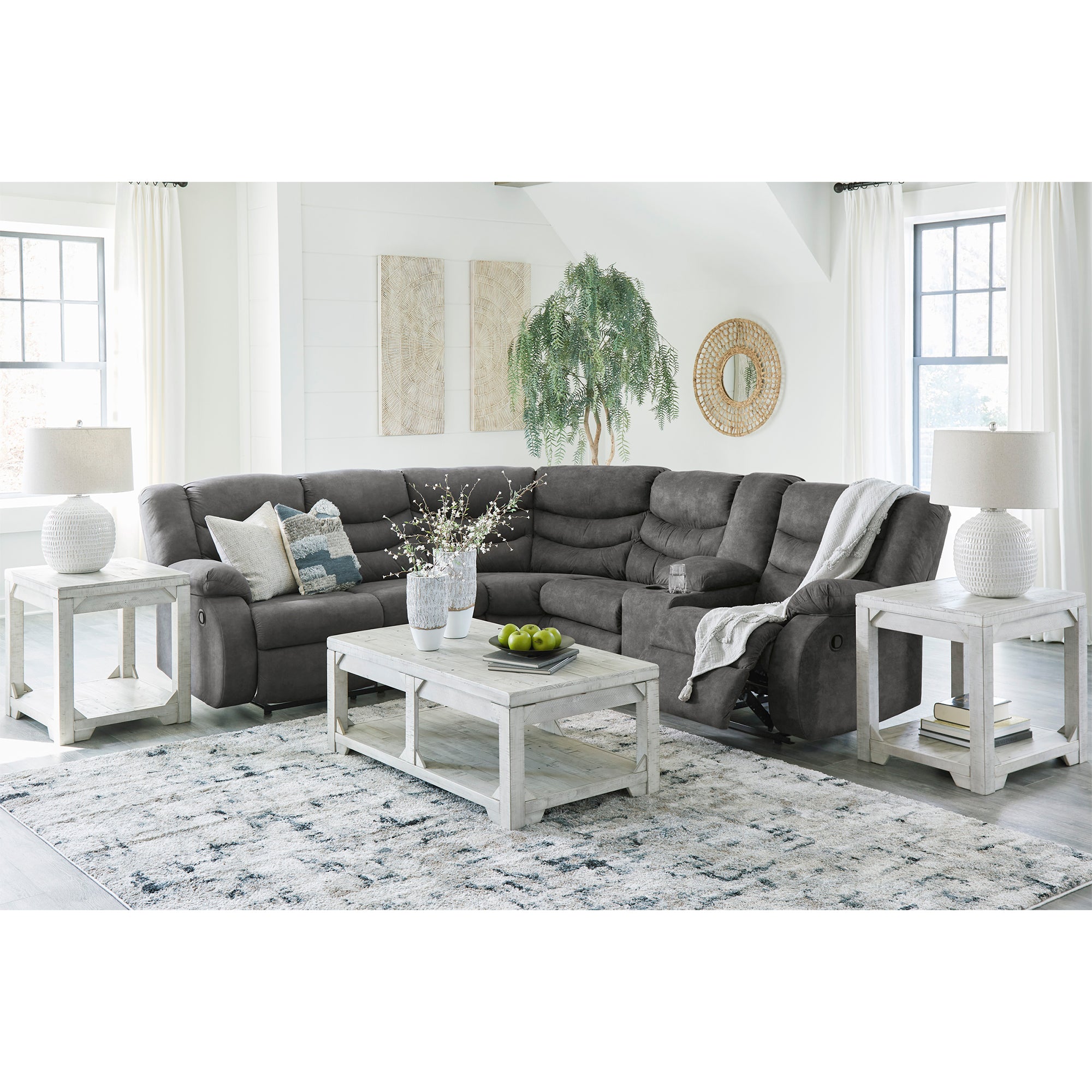 Partymate 2-Piece Reclining Sectional