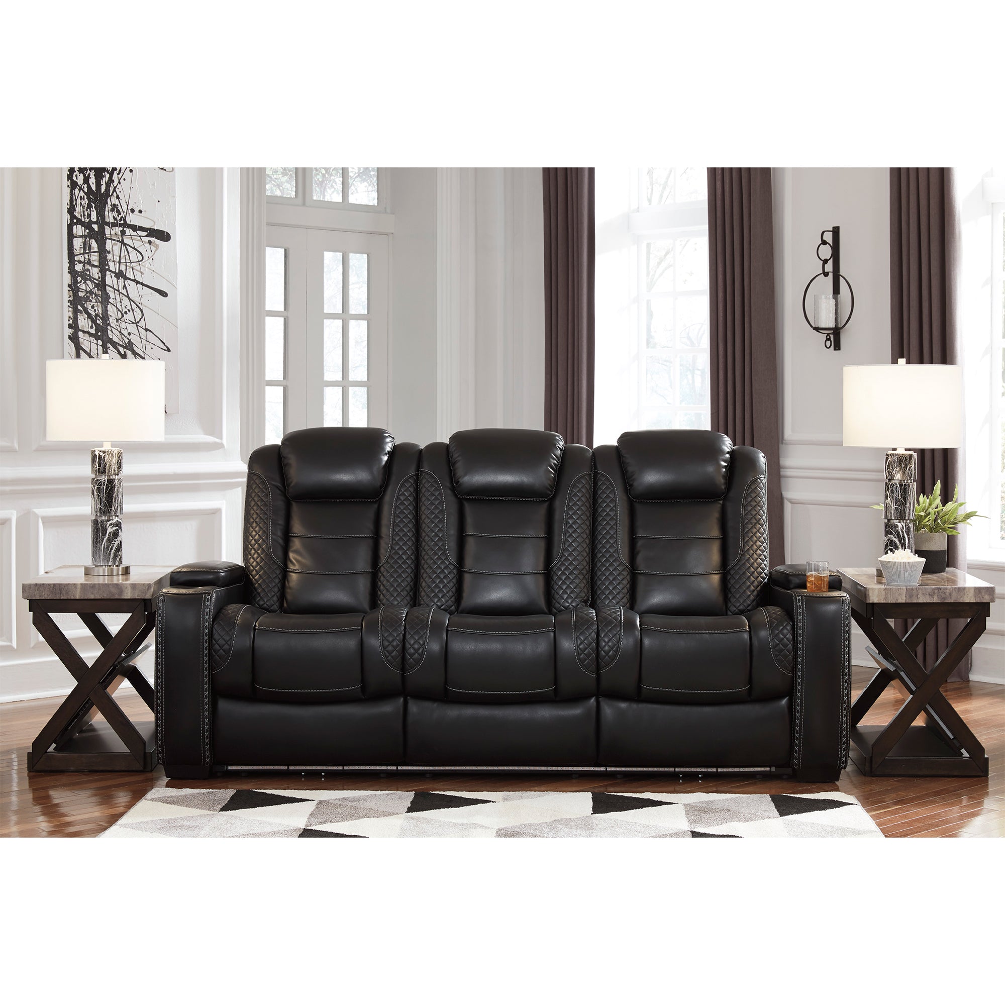 Party Time Dual Power Reclining Sofa