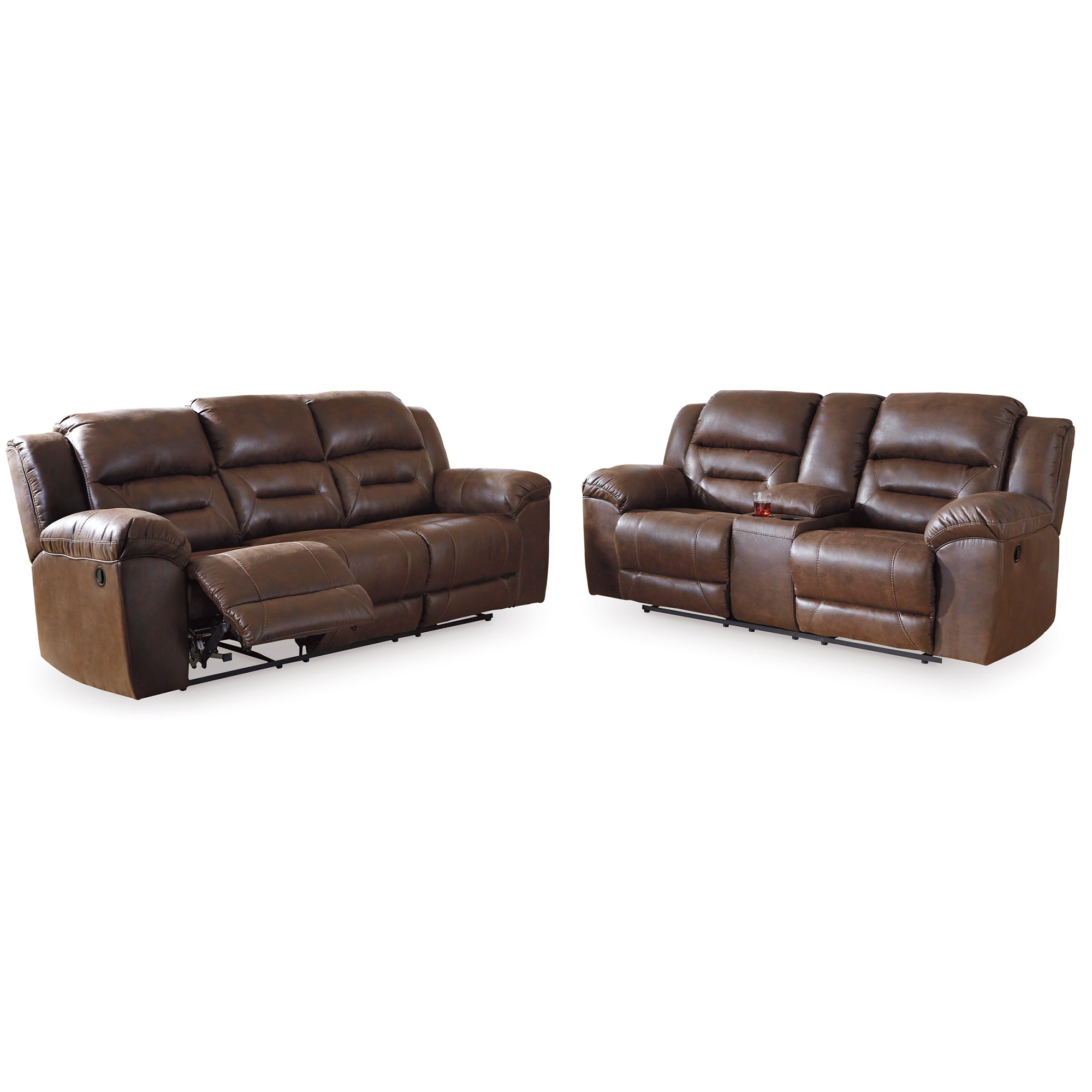 Stoneland Reclining Sofa and Loveseat