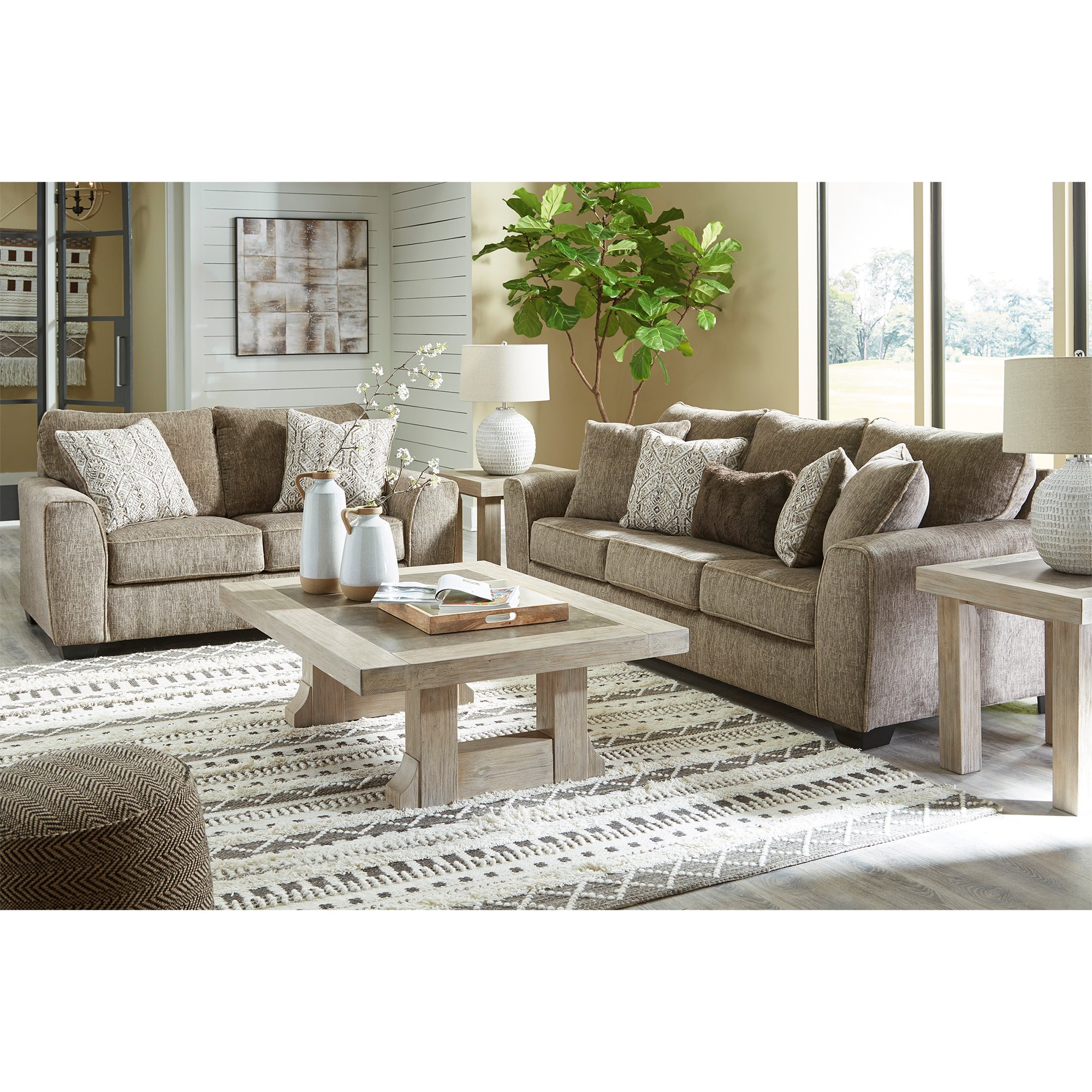 Olin Sofa and Loveseat