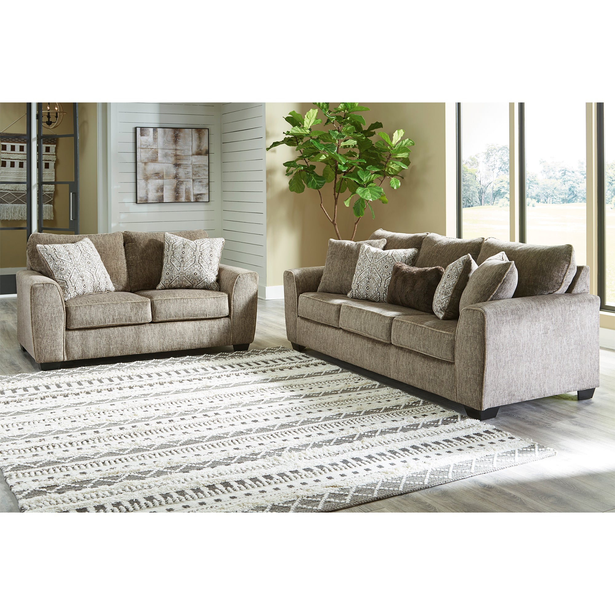 Olin Sofa and Loveseat