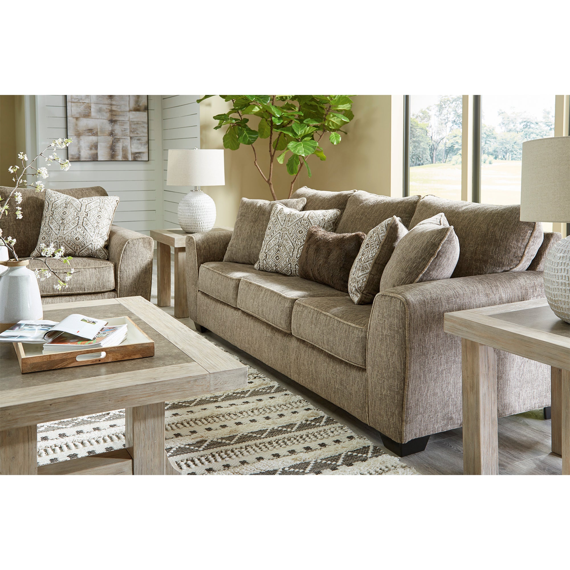 Olin Sofa and Loveseat