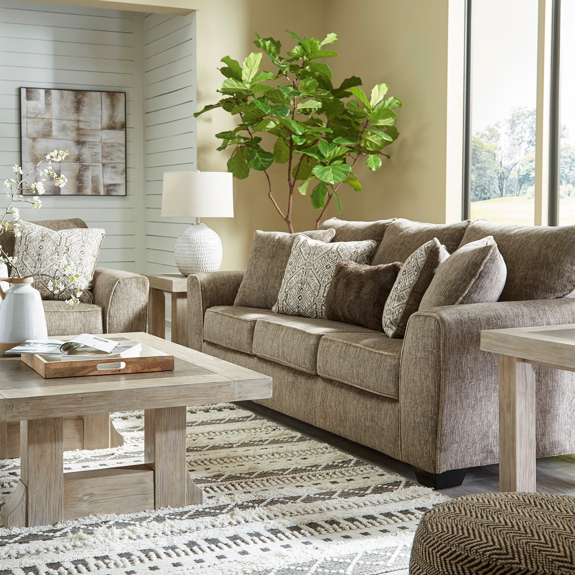 Olin Sofa and Loveseat