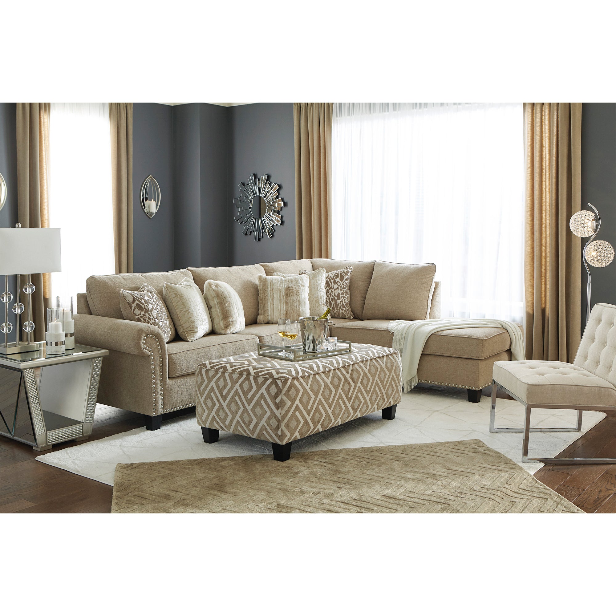 Dovemont 2-Piece Sectional with Chaise