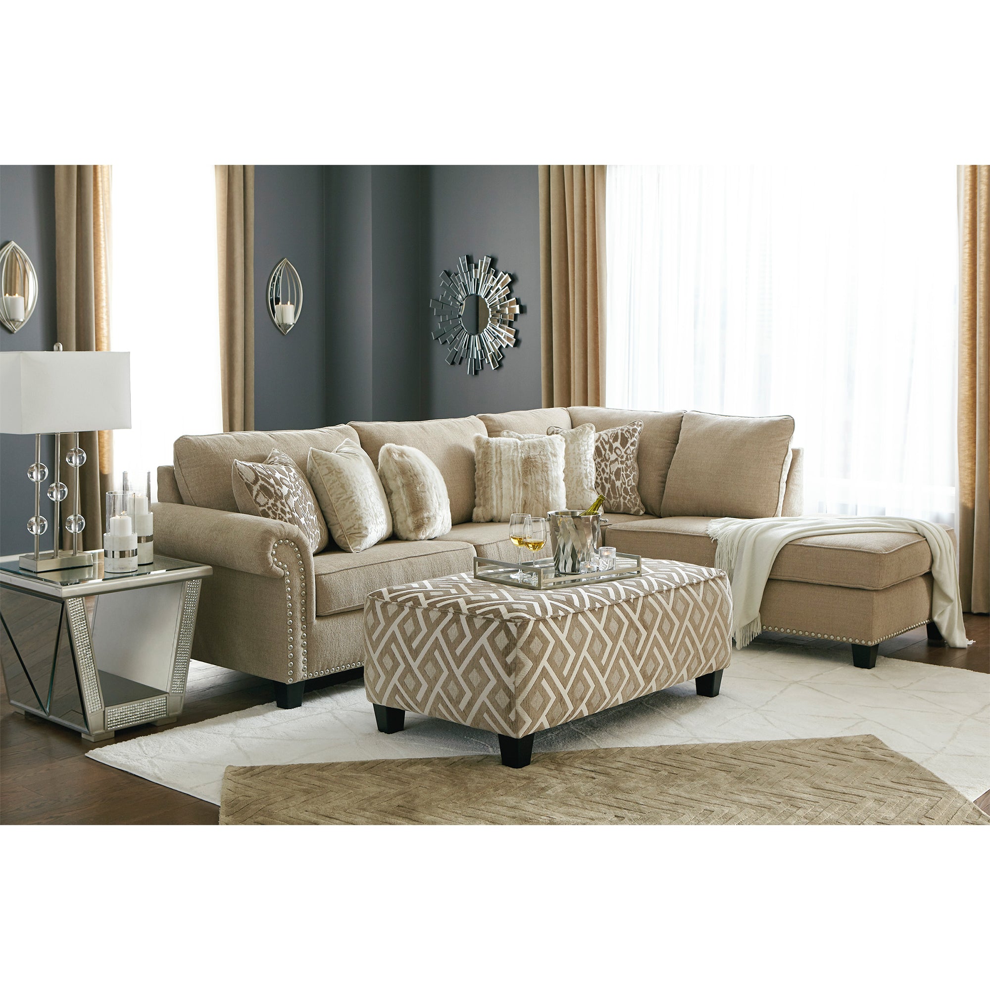 Dovemont 2-Piece Sectional with Chaise