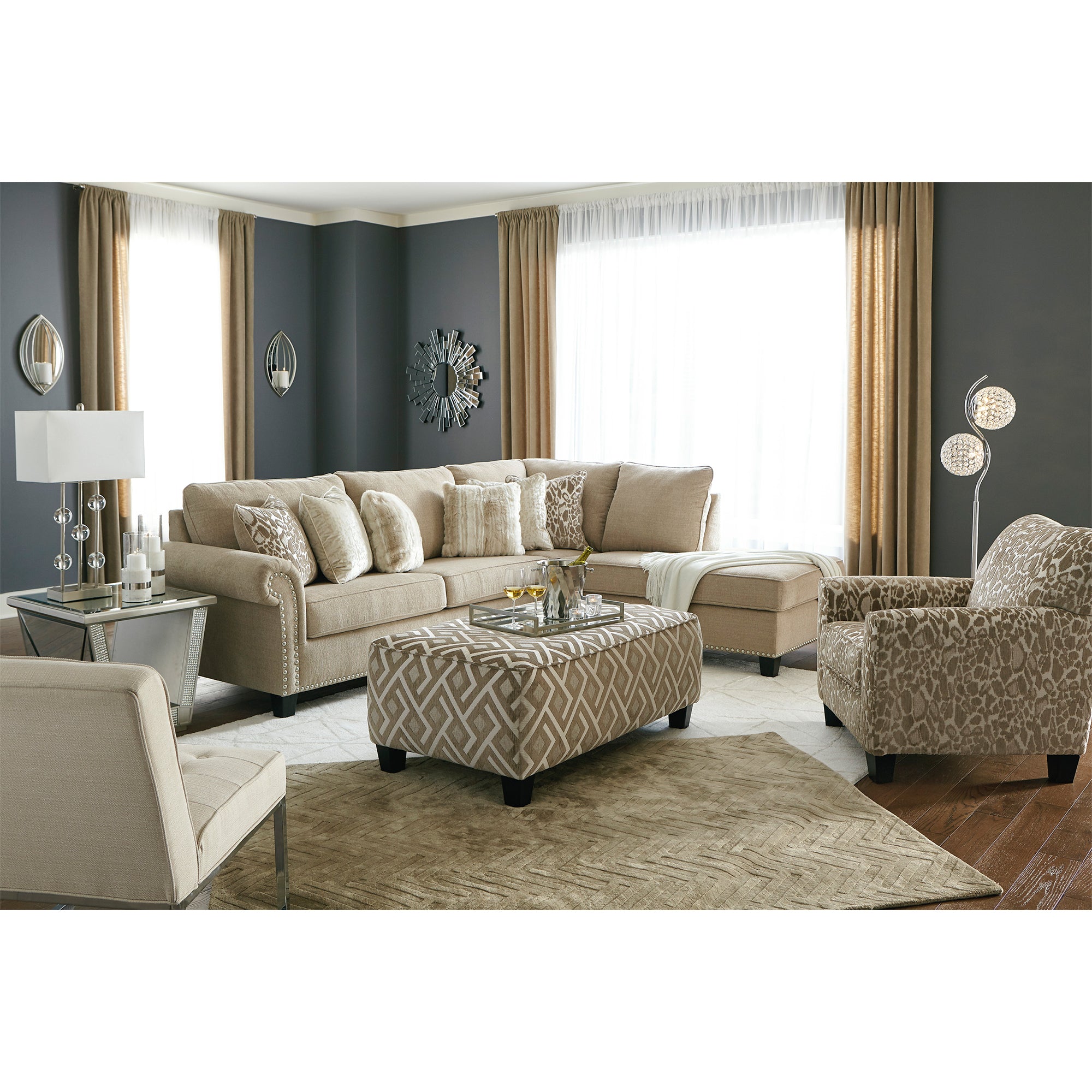 Dovemont 2-Piece Sectional with Chaise