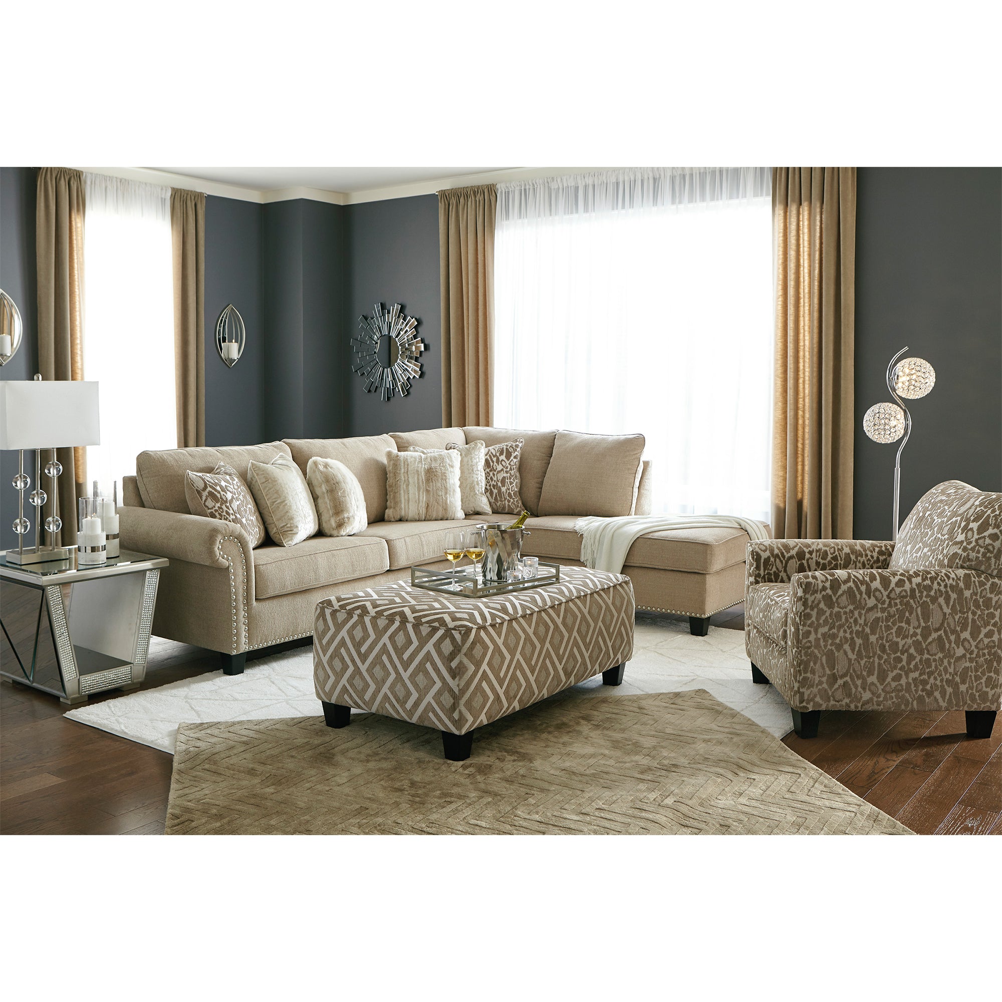 Dovemont 2-Piece Sectional with Chaise