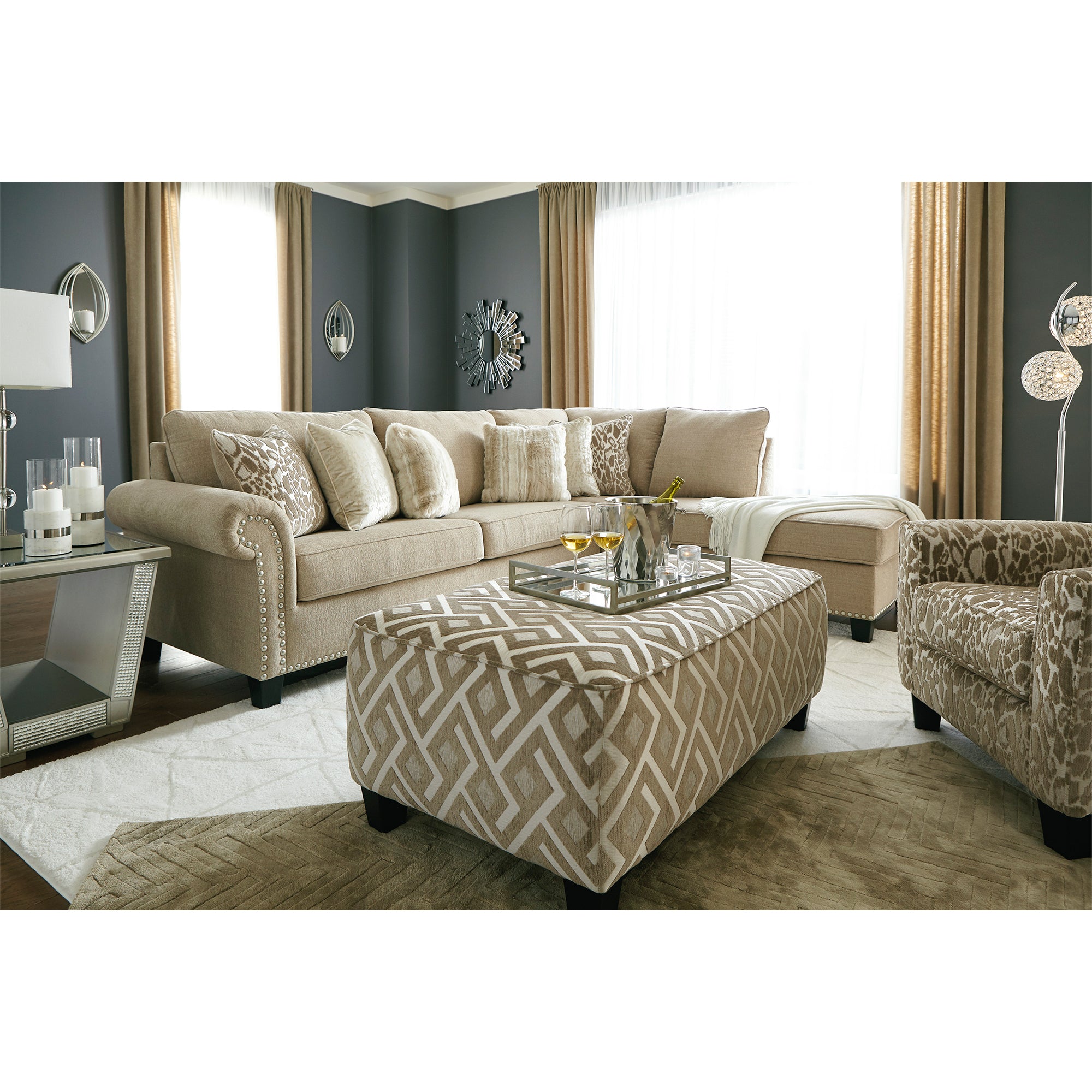 Dovemont 2-Piece Sectional with Chaise