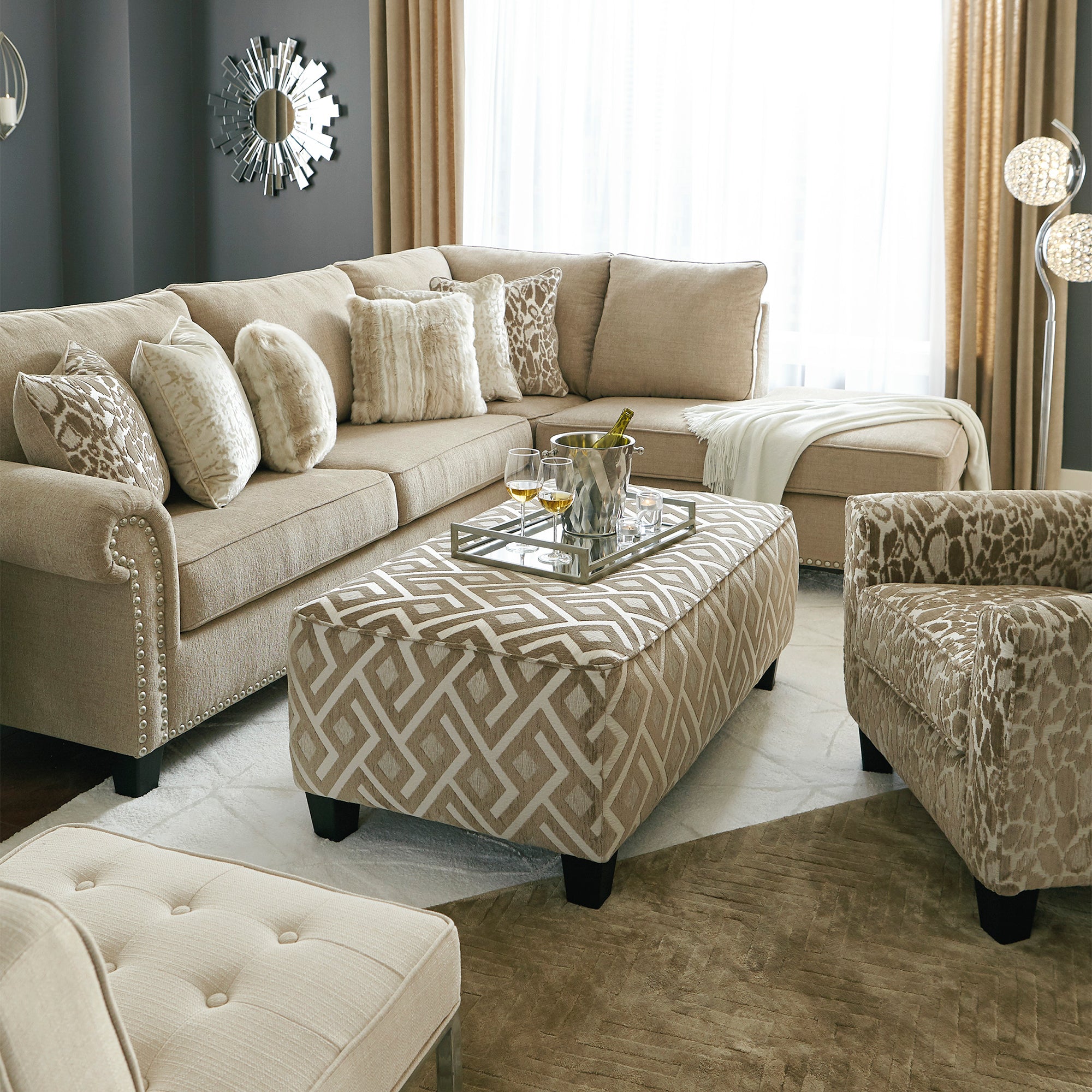 Dovemont 2-Piece Sectional with Chaise