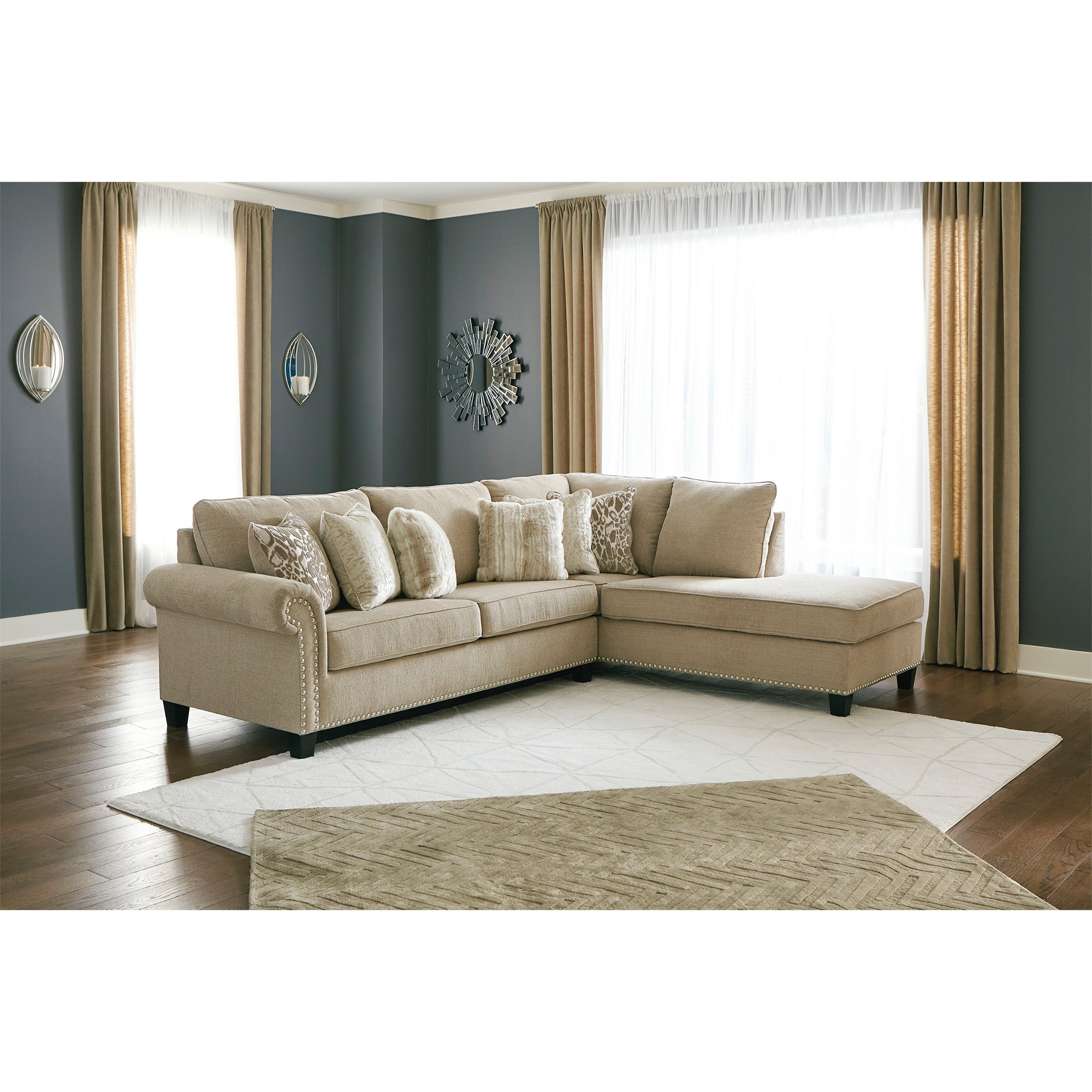 Dovemont 2-Piece Sectional with Chaise