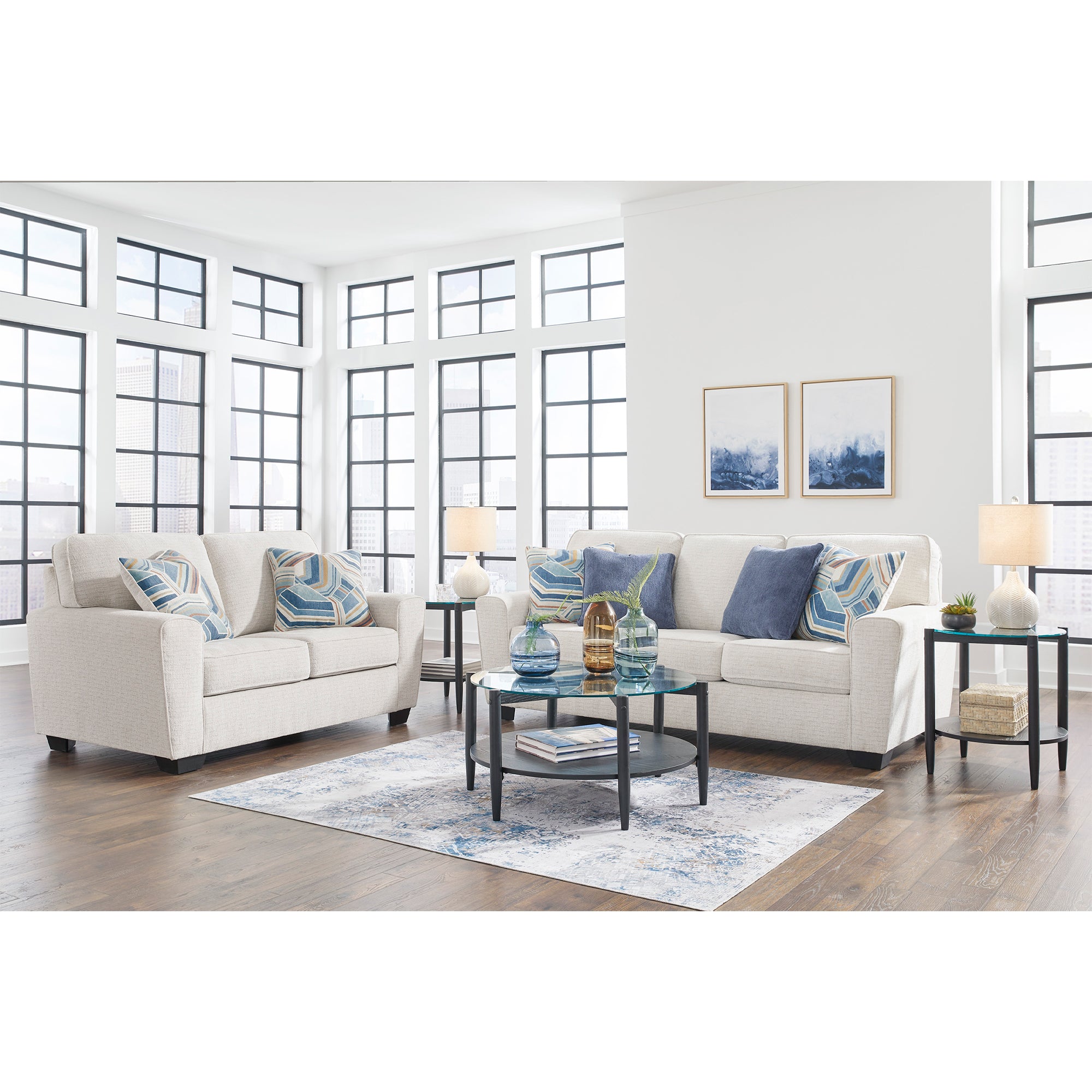 Cashton Sofa and Loveseat