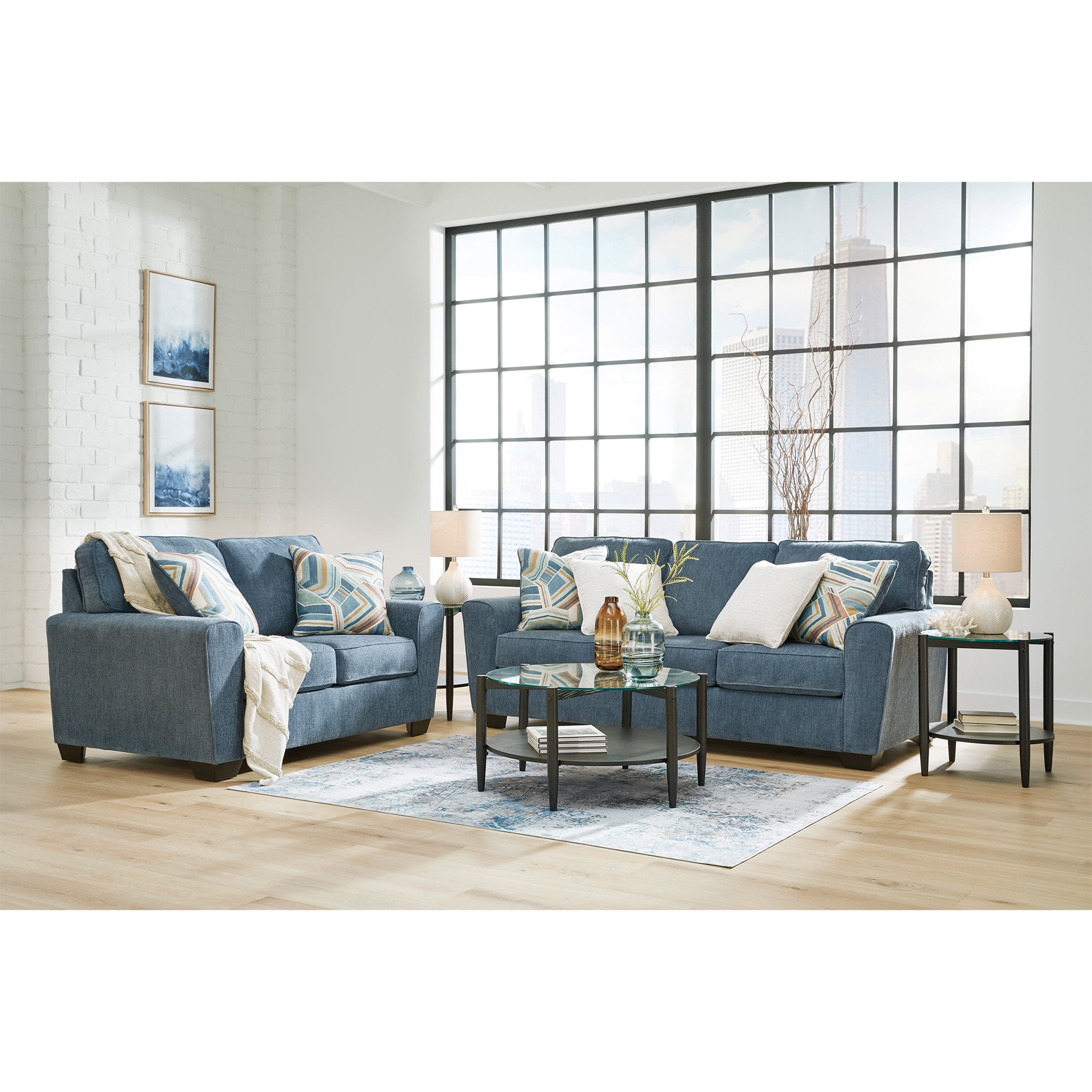 Cashton Sofa and Loveseat