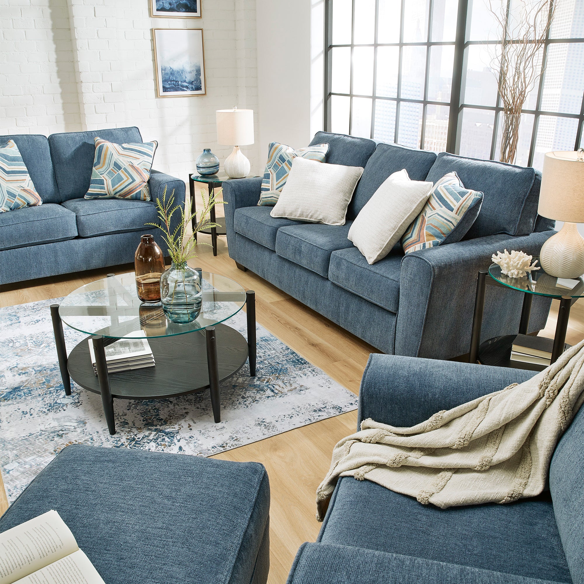 Cashton Sofa and Loveseat