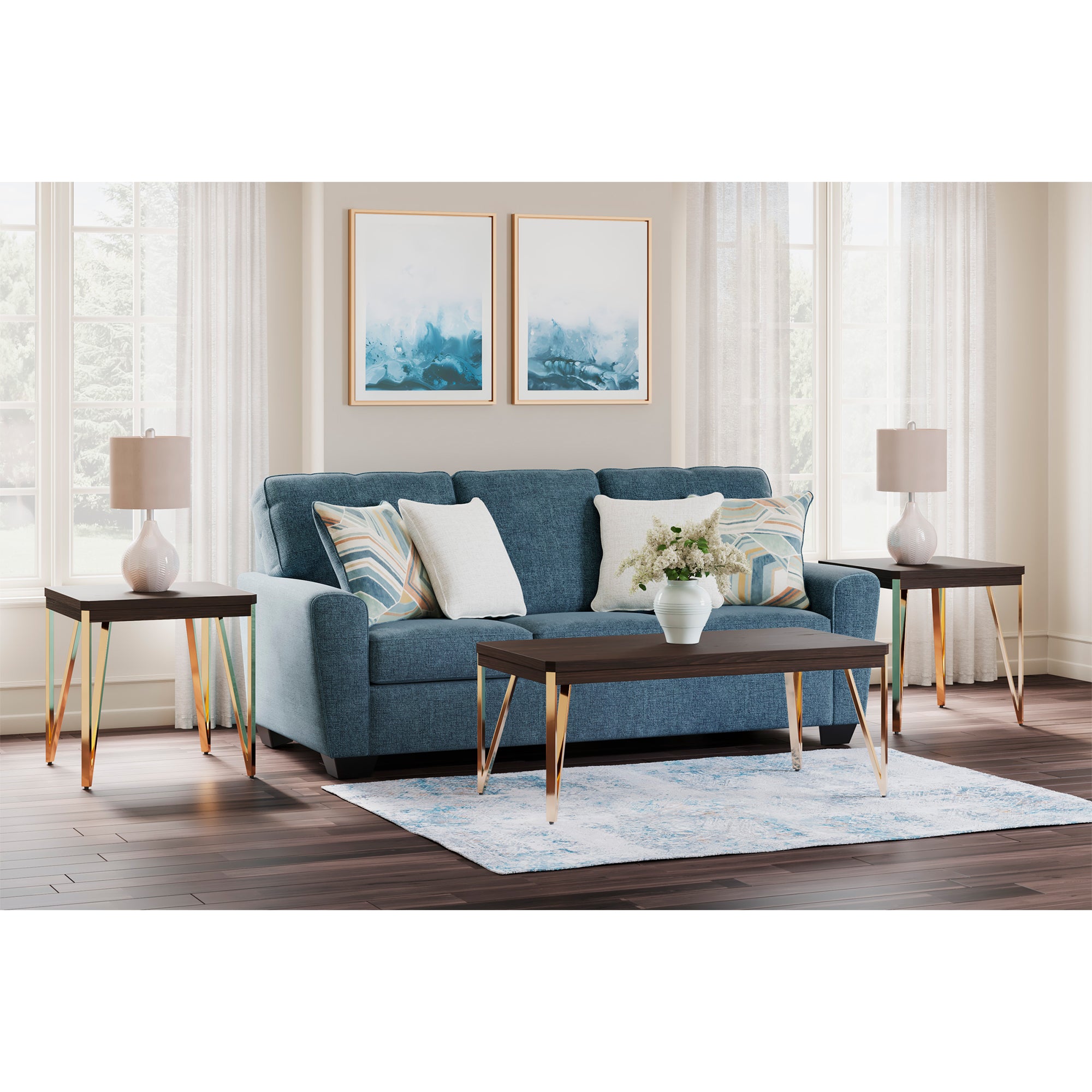 Cashton Sofa and Loveseat