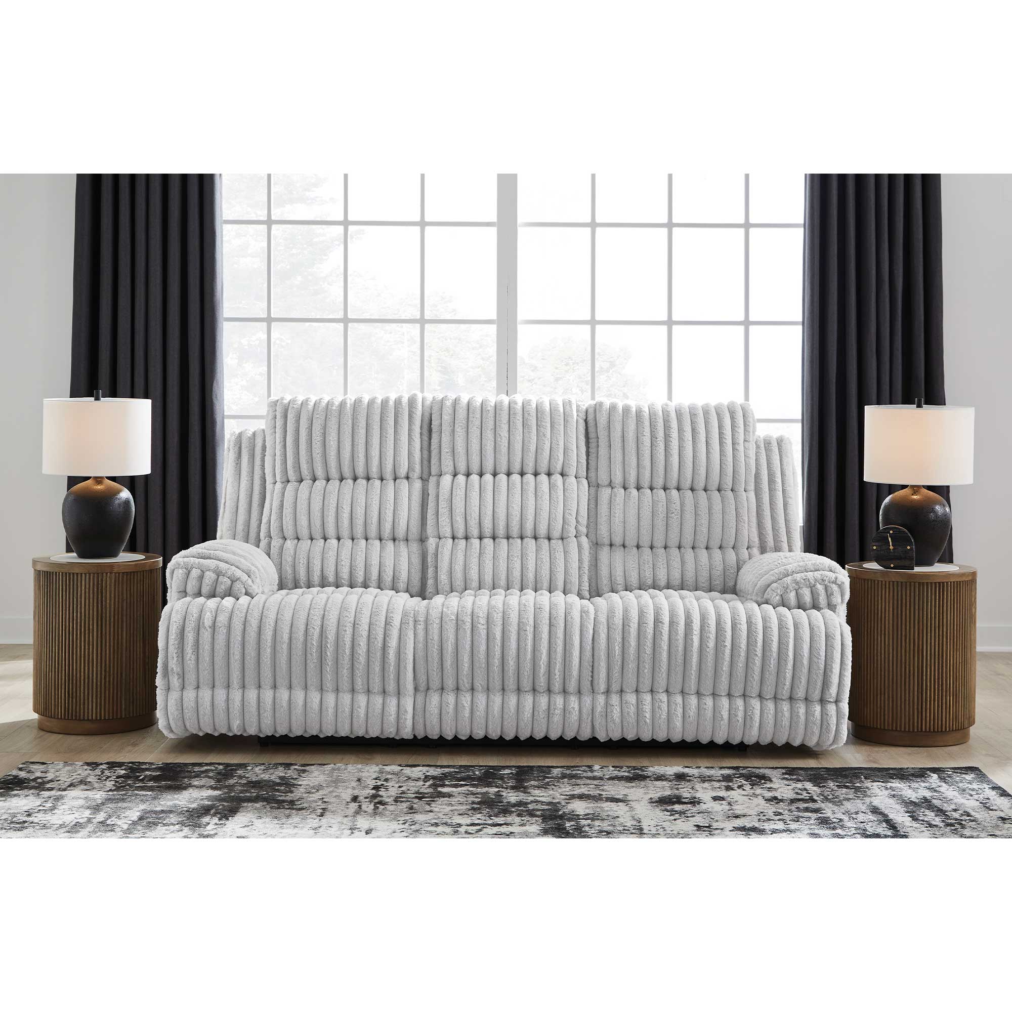 Rhines Falls Power Reclining Sofa with Drop Down Table