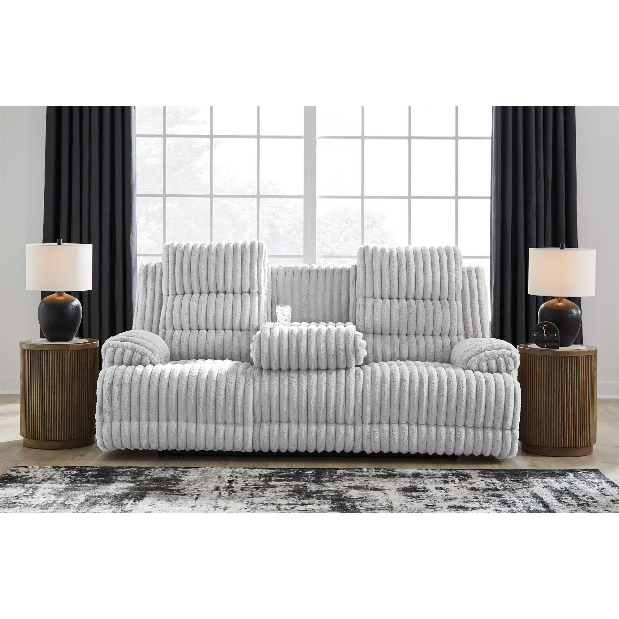 Rhines Falls Power Reclining Sofa and Loveseat Set