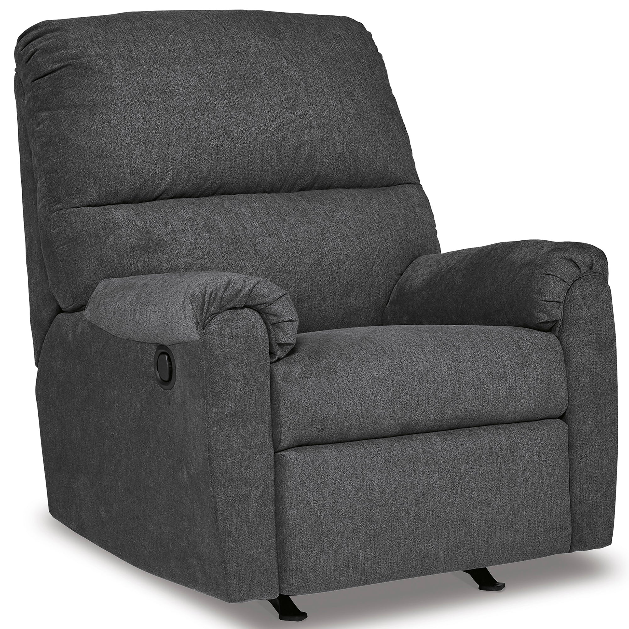 Miravel Recliner in Gunmetal Color