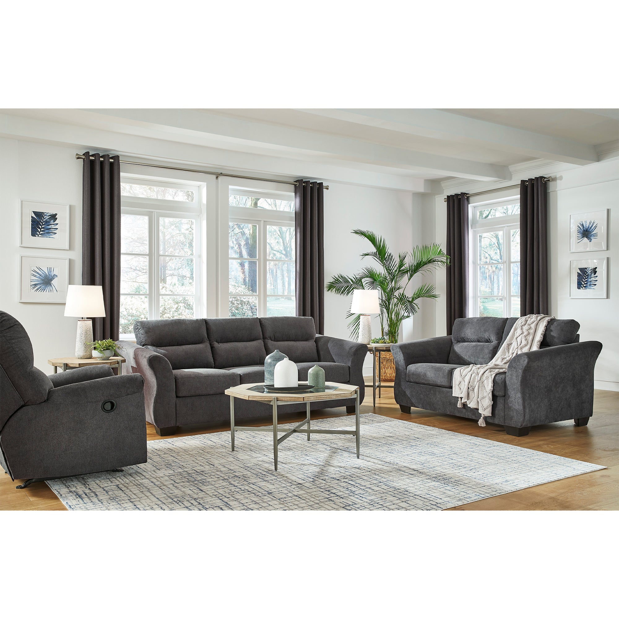 Miravel Sofa and Loveseat