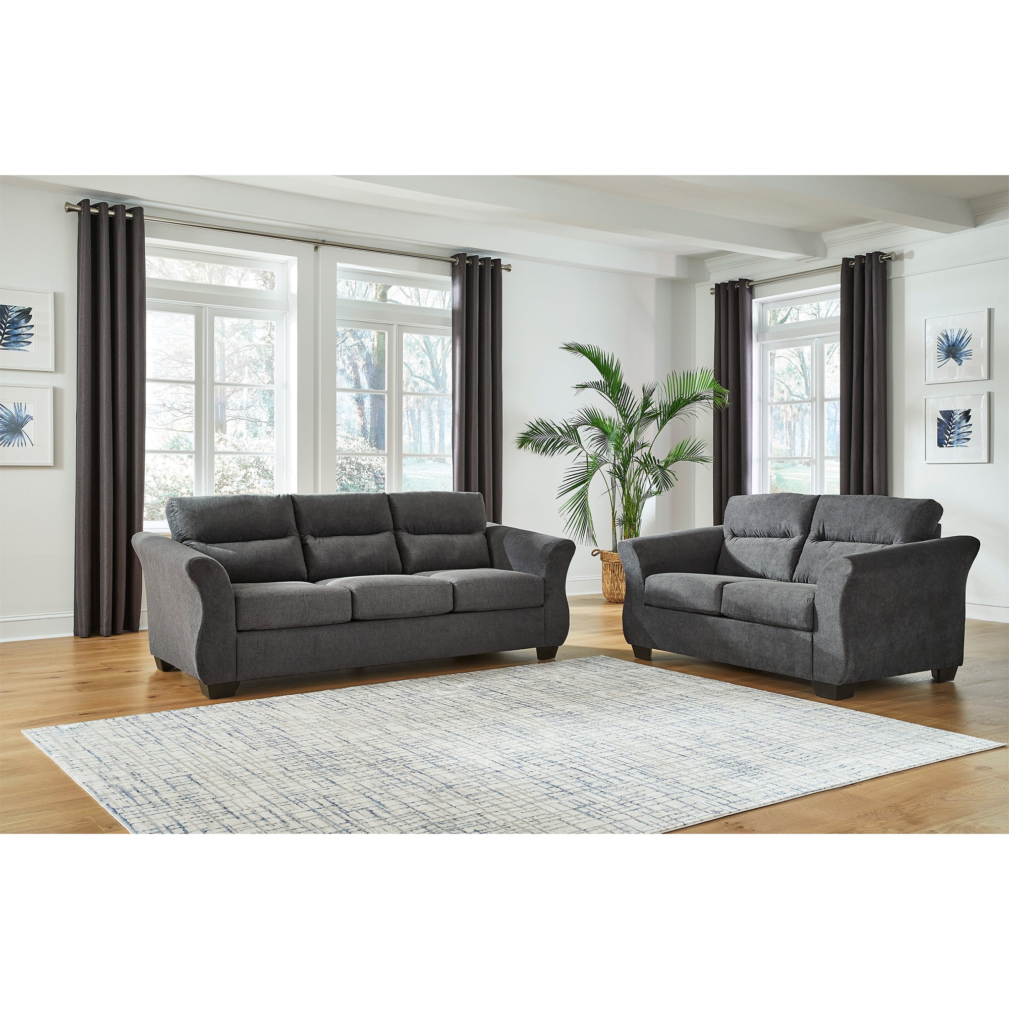 Miravel Sofa and Loveseat