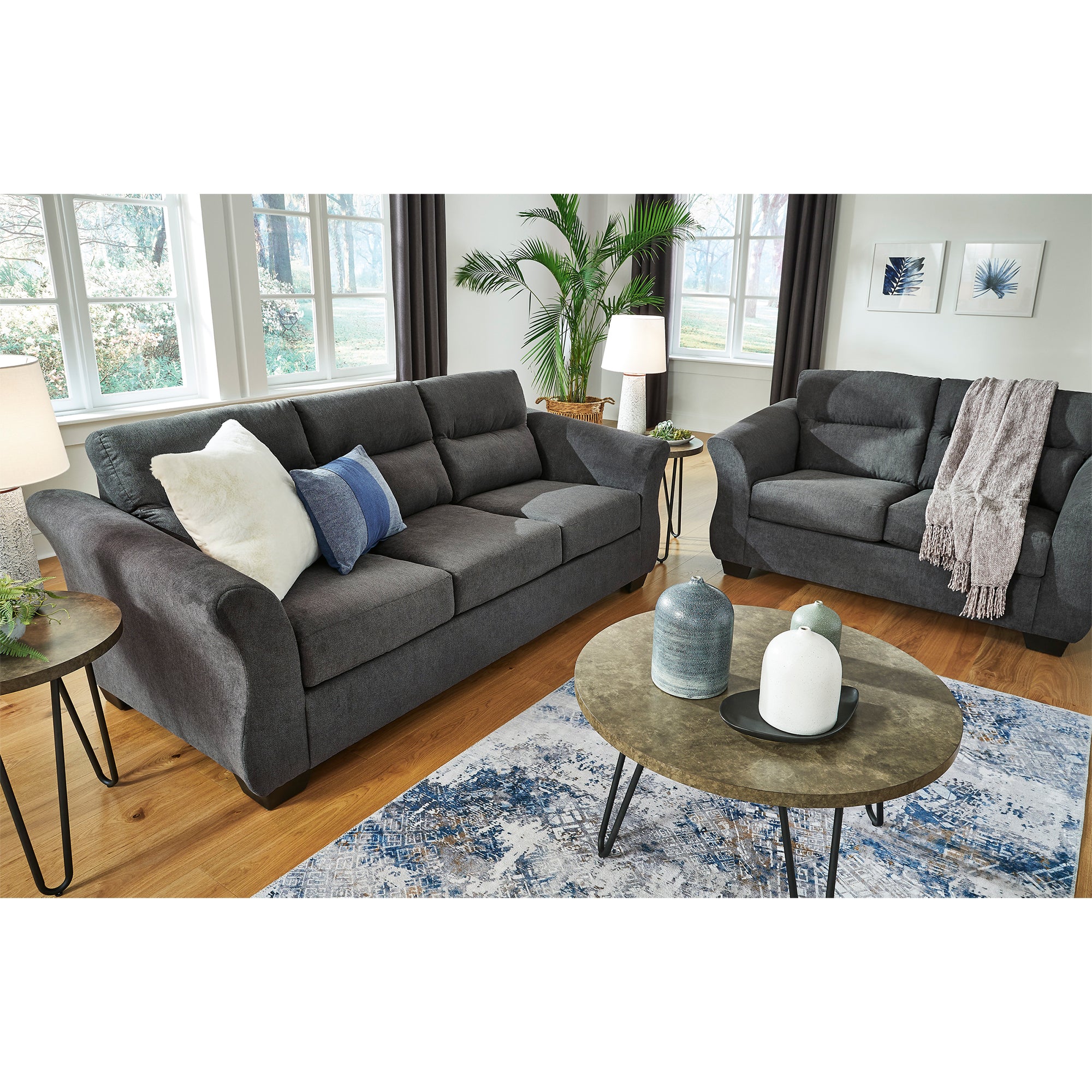 Miravel Sofa and Loveseat