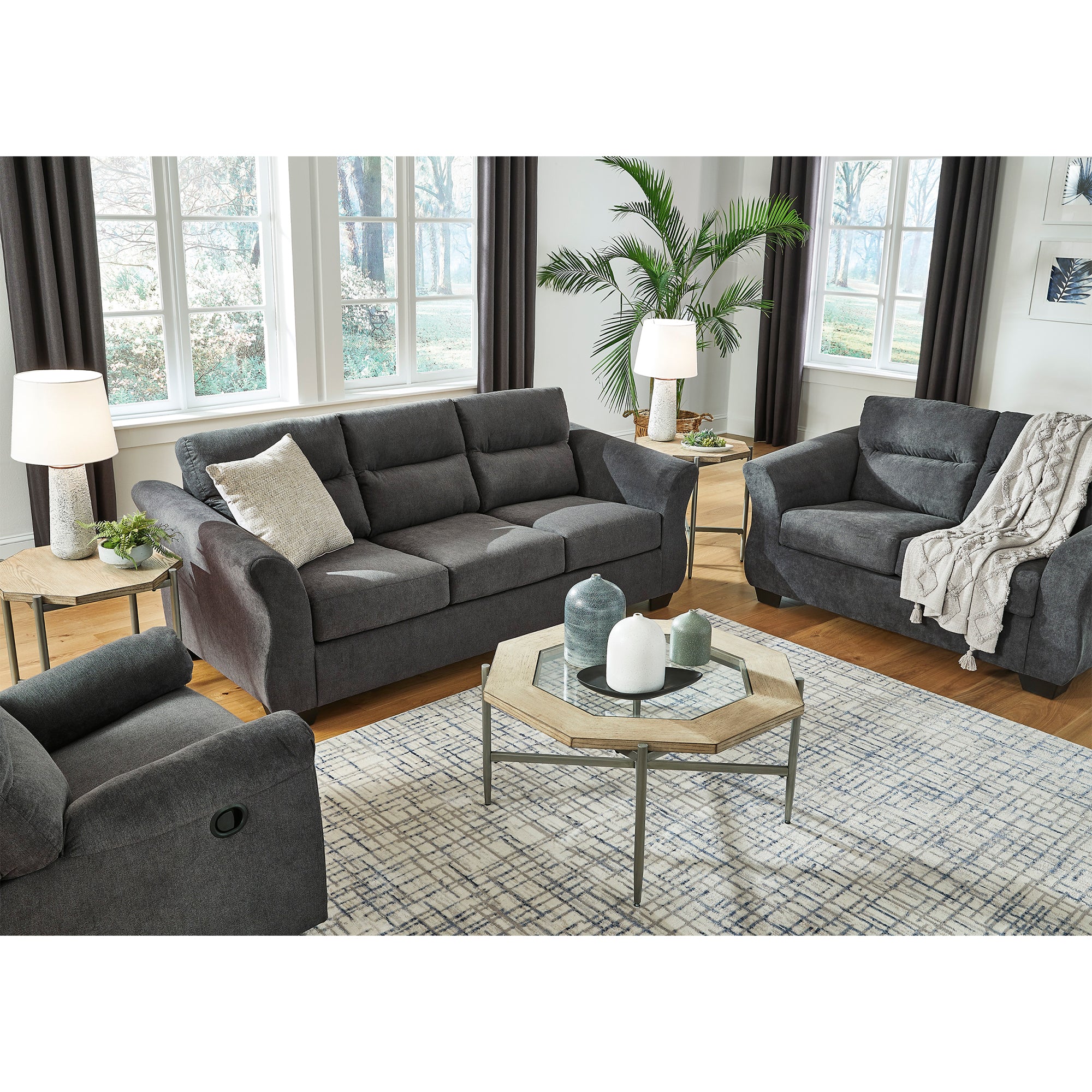 Miravel Sofa and Loveseat