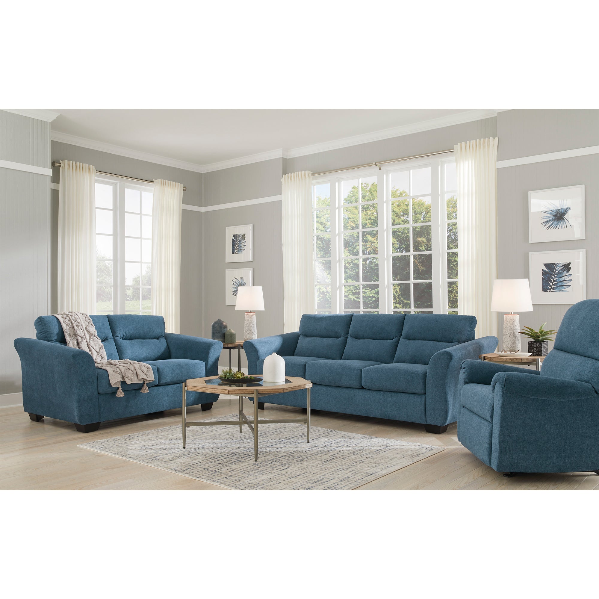 Miravel Sofa and Loveseat