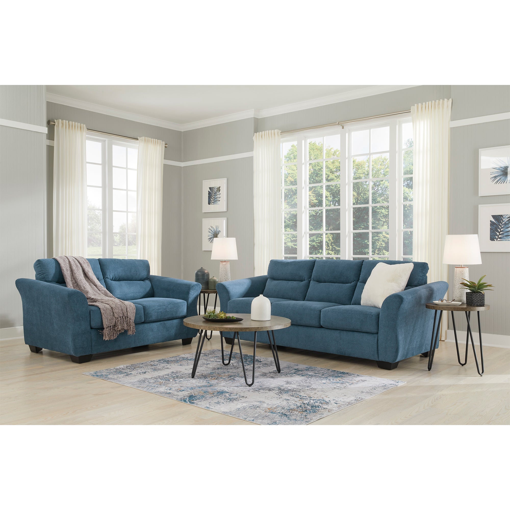 Miravel Sofa and Loveseat