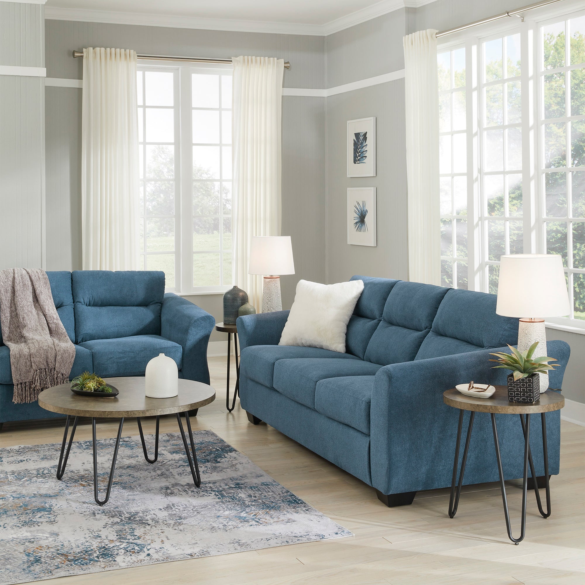 Miravel Sofa and Loveseat