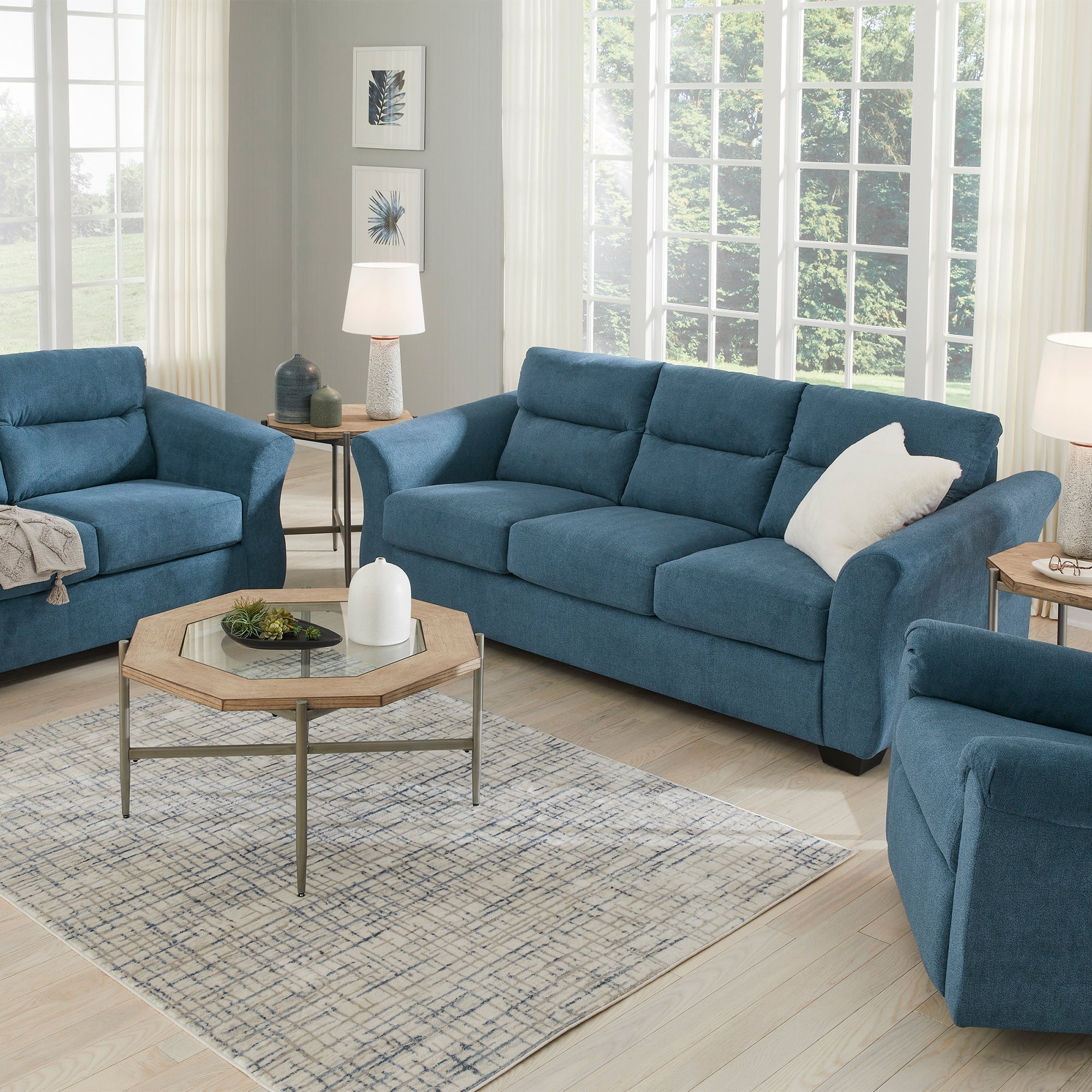 Miravel Sofa and Loveseat