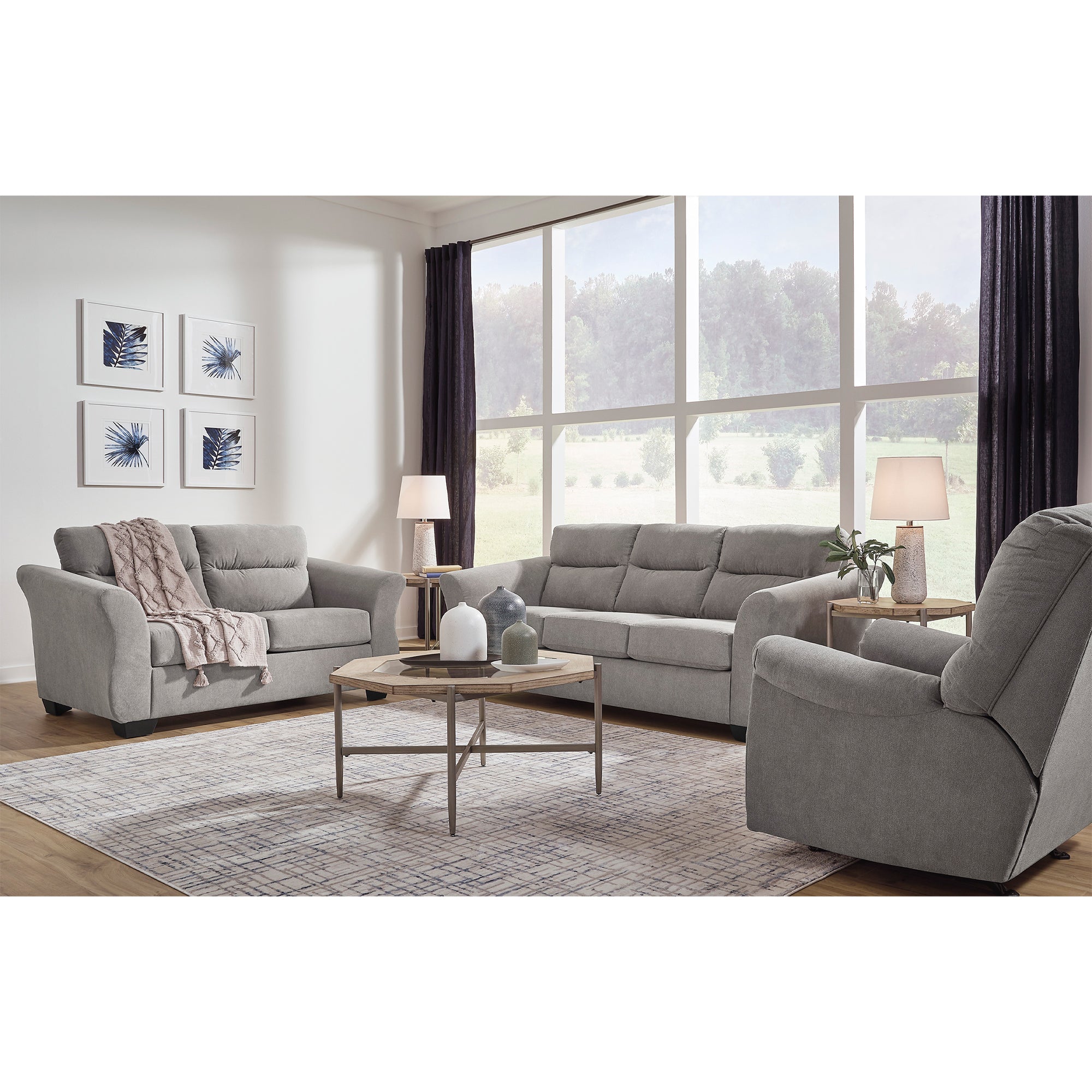 Miravel Sofa and Loveseat