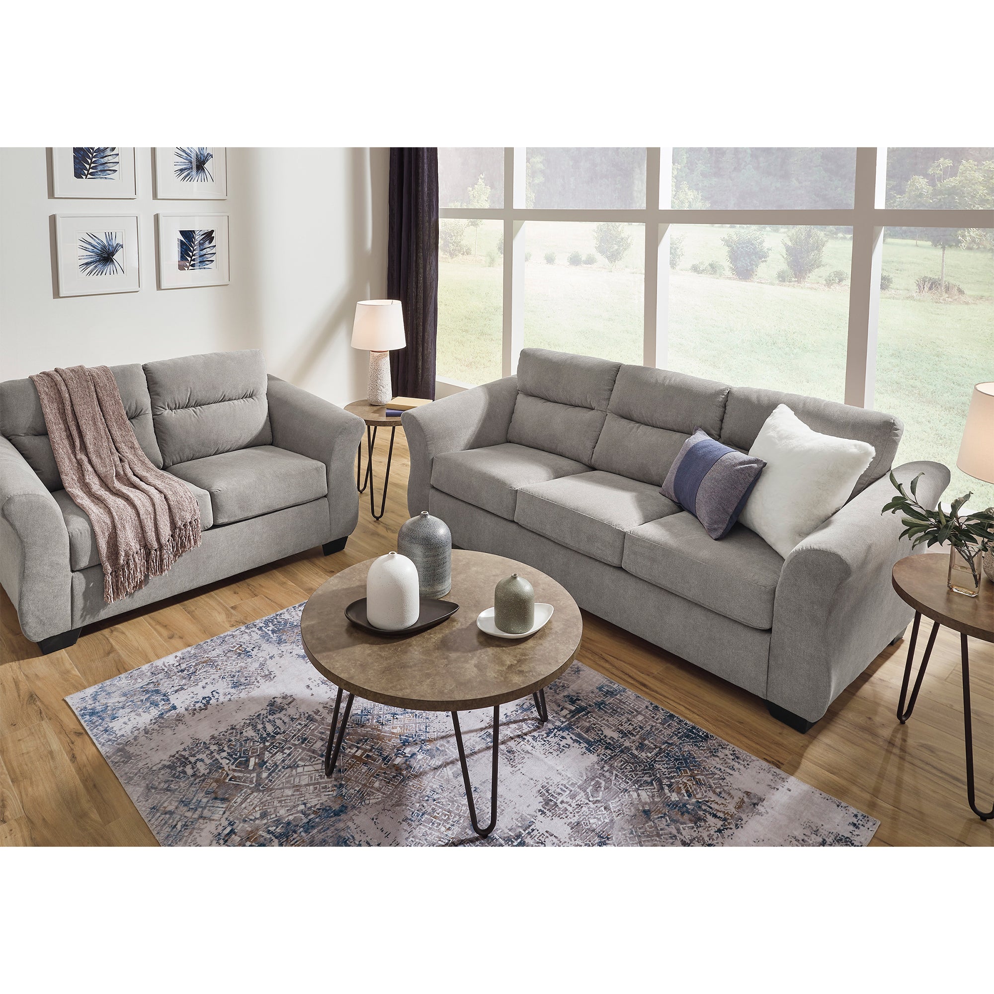 Miravel Sofa and Loveseat