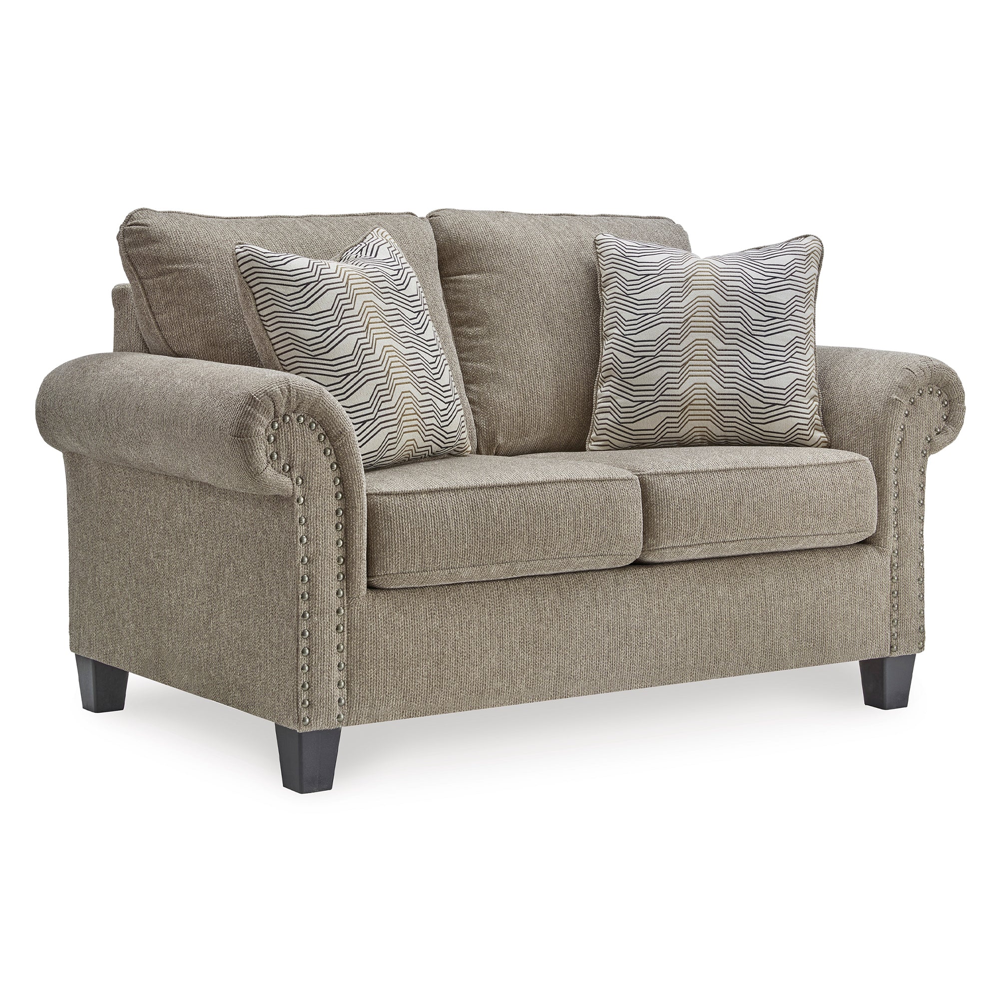 Shewsbury Pewter Sofa and Loveseat