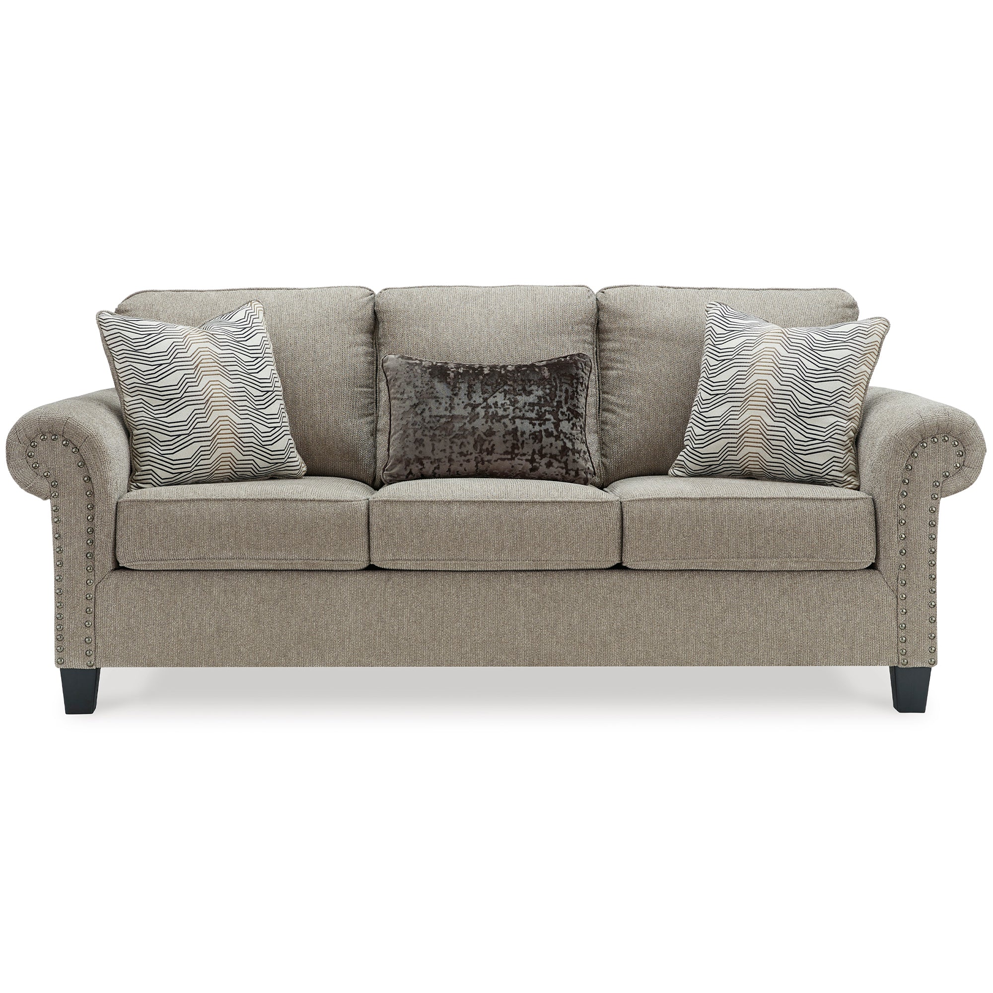 Shewsbury Pewter Sofa and Loveseat