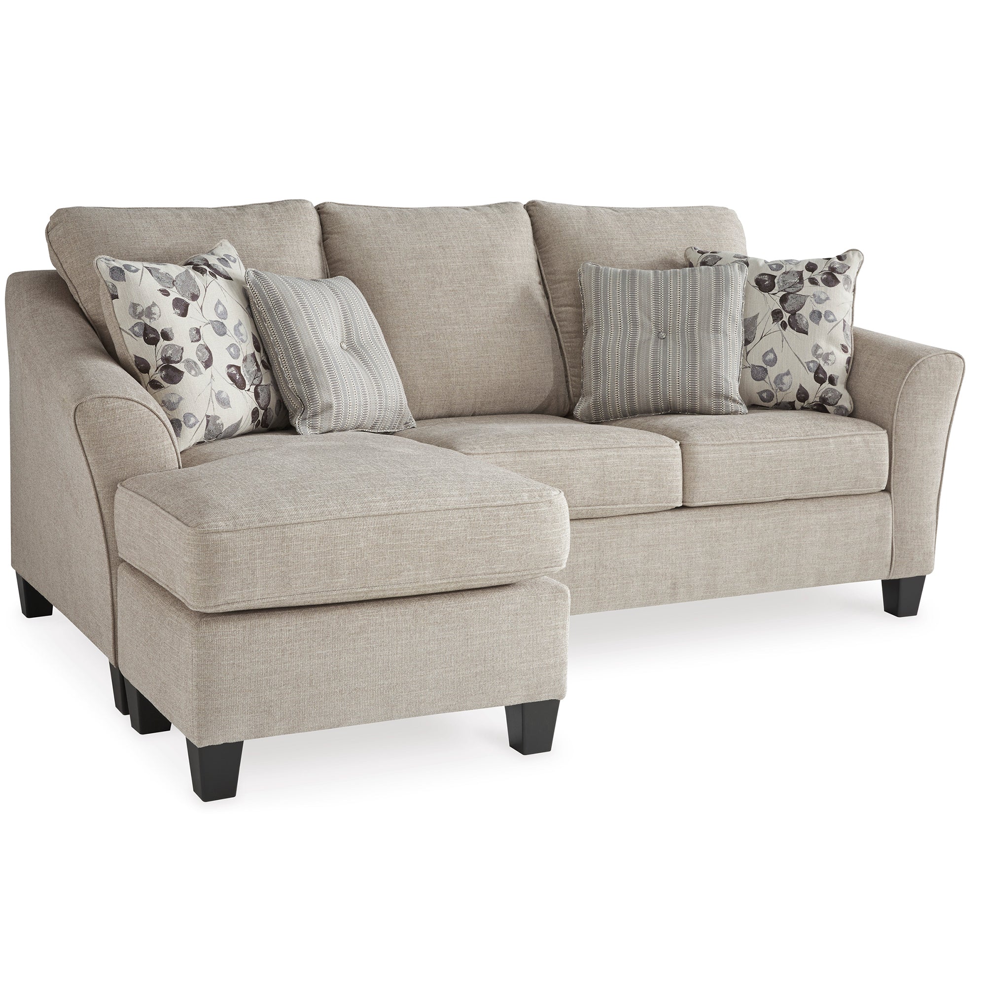 Abney Sofa Chaise, Chair, and Ottoman