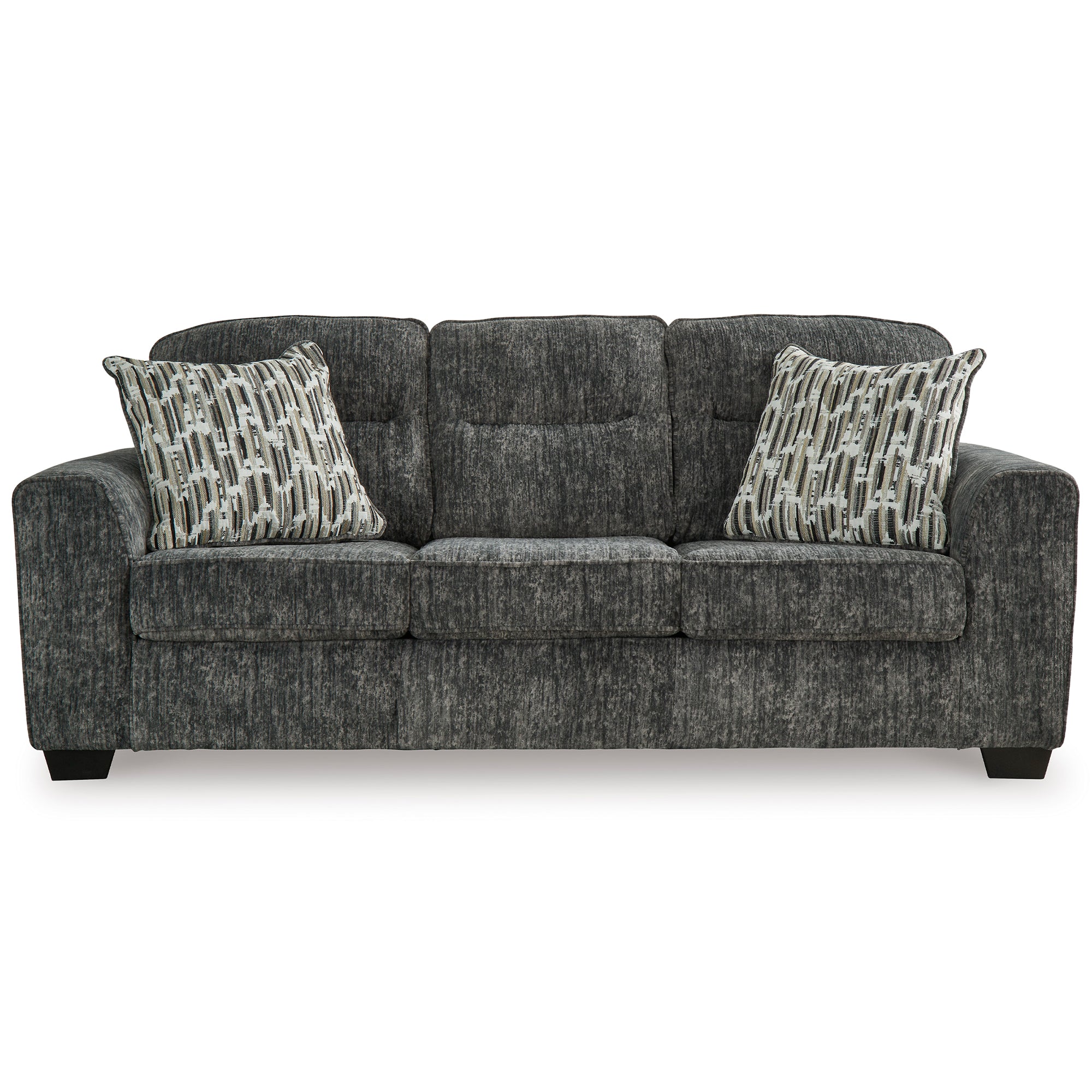 Lonoke Sofa in Gunmetal Color