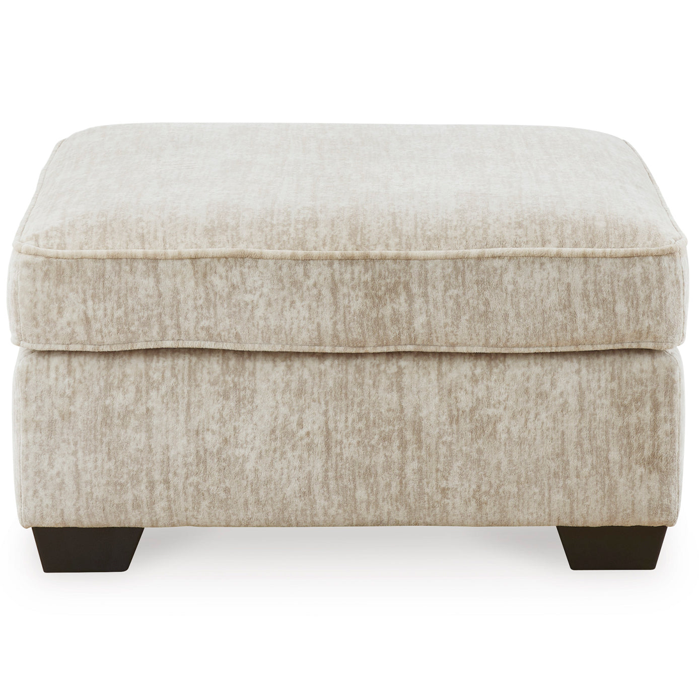 Lonoke Oversized Accent Ottoman in Parchment Color