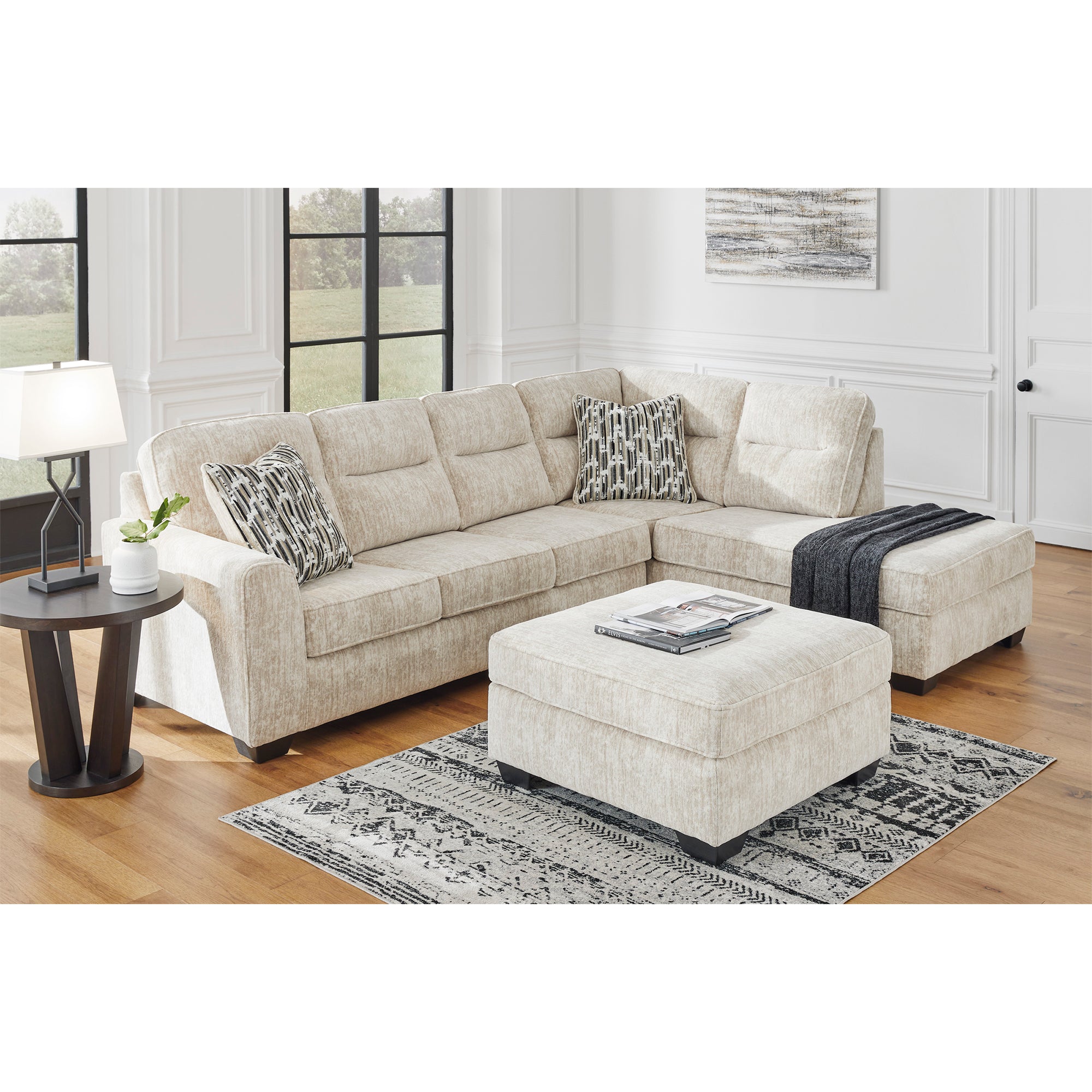 Lonoke Oversized Accent Ottoman