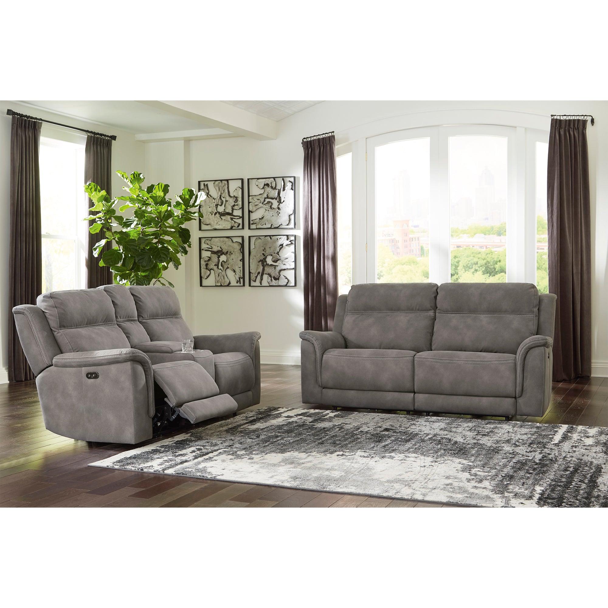 Next-Gen DuraPella Power Reclining Sofa and Loveseat