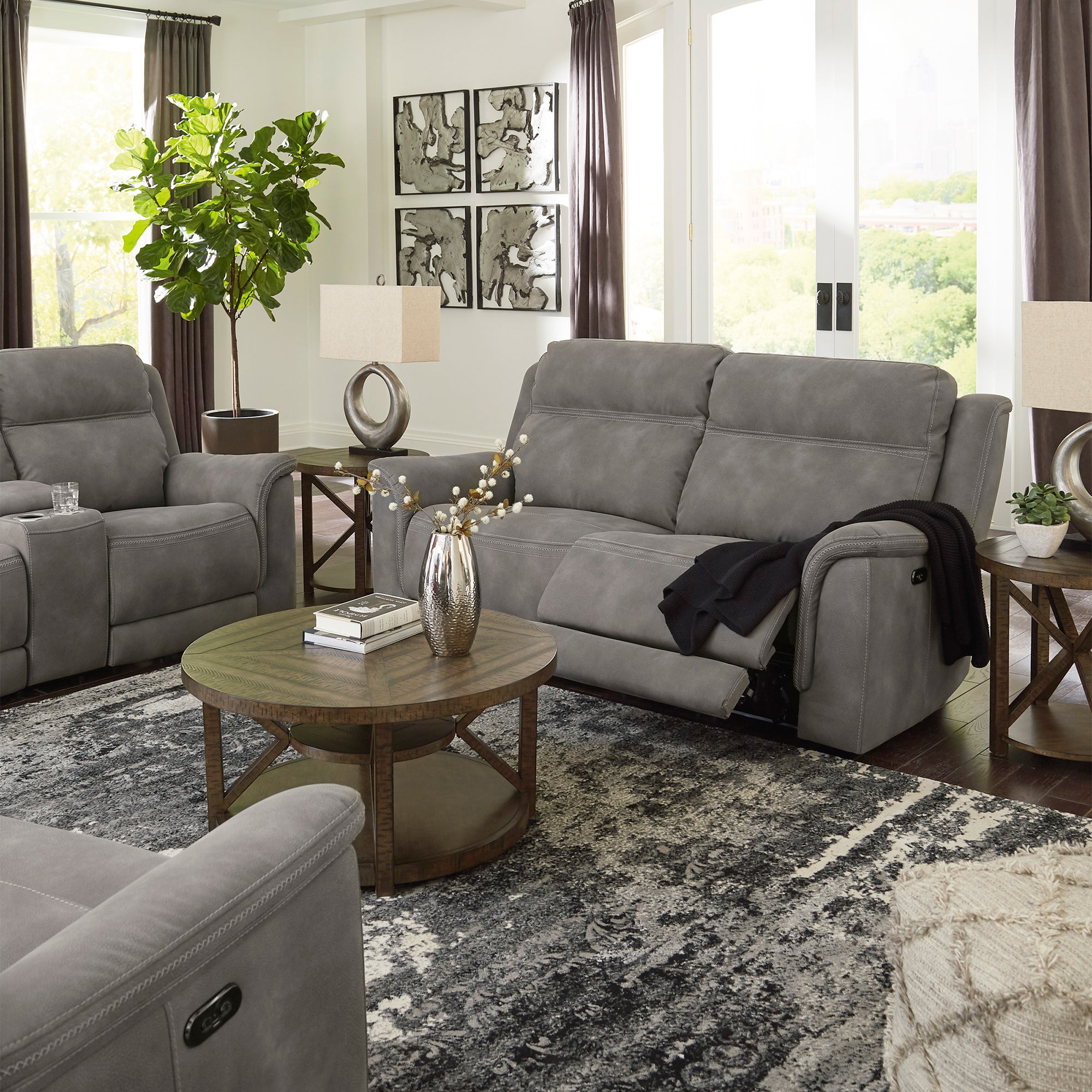 Next-Gen DuraPella Power Reclining Sofa and Loveseat