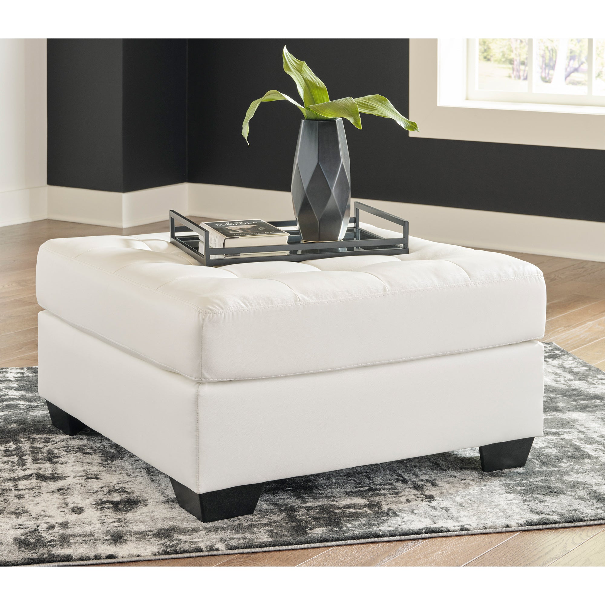 Donlen Oversized Accent Ottoman