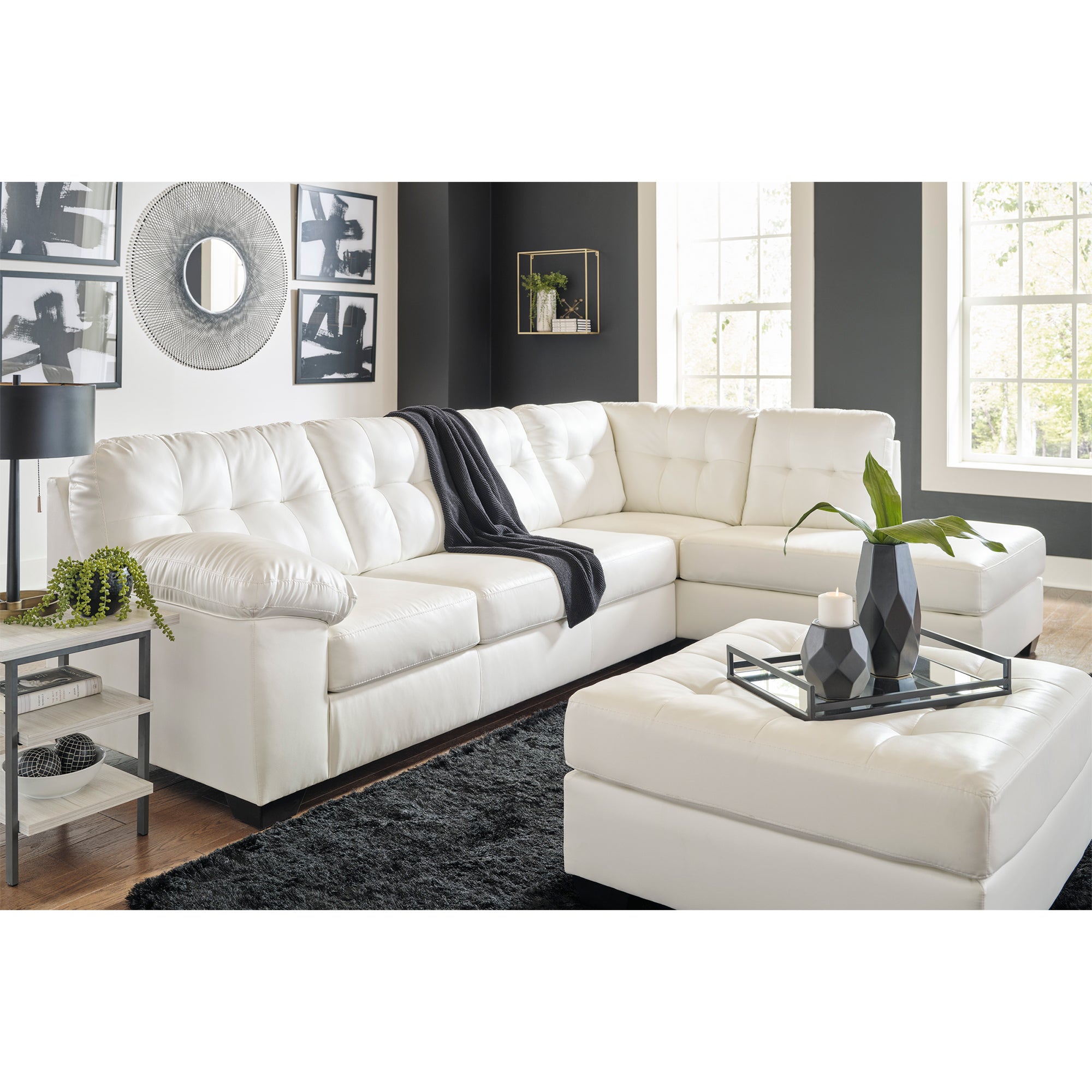 Donlen Oversized Accent Ottoman