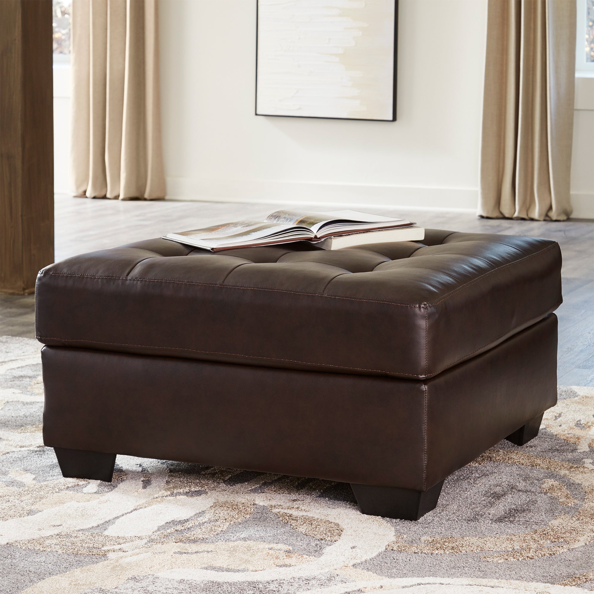 Donlen Oversized Accent Ottoman