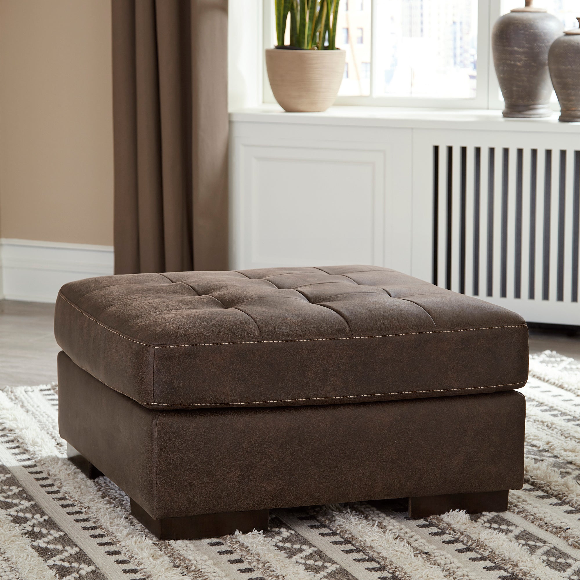 Maderla Oversized Accent Ottoman