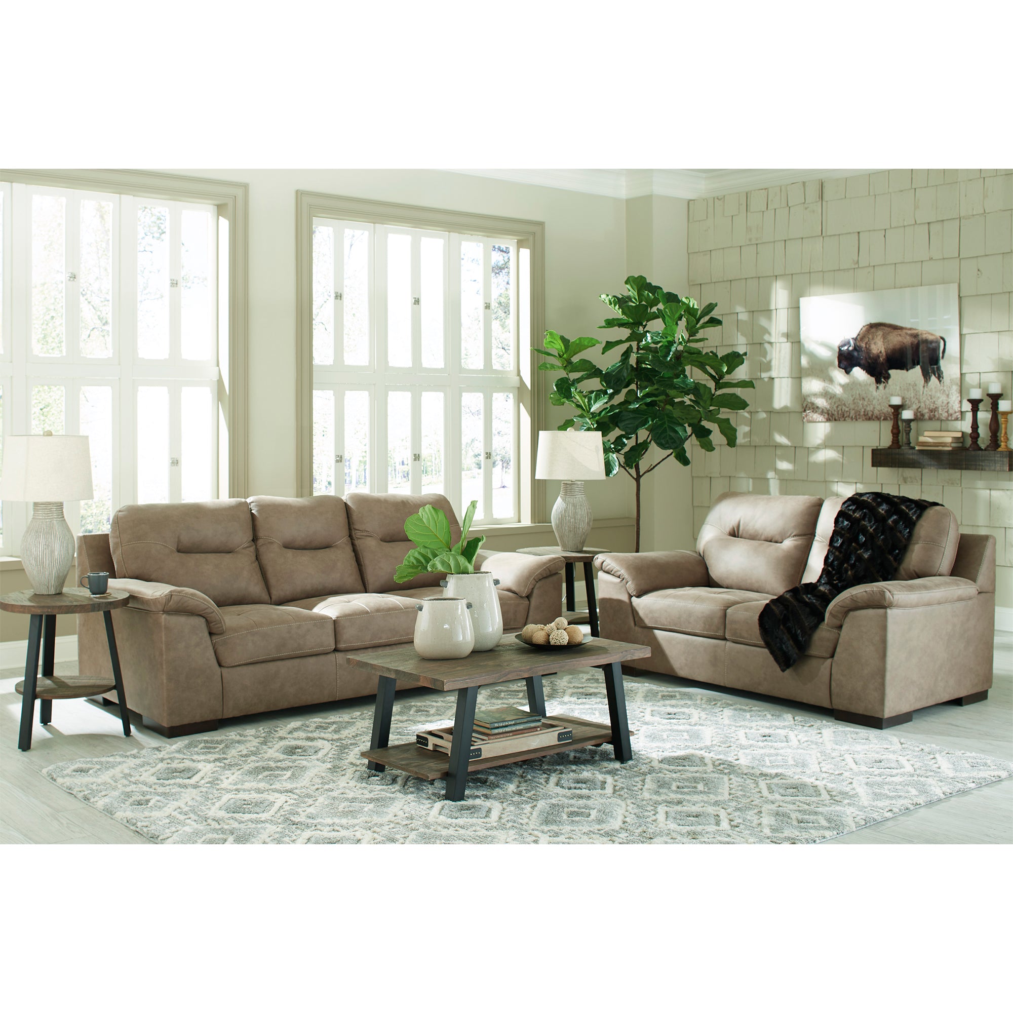 Maderla Sofa and Loveseat