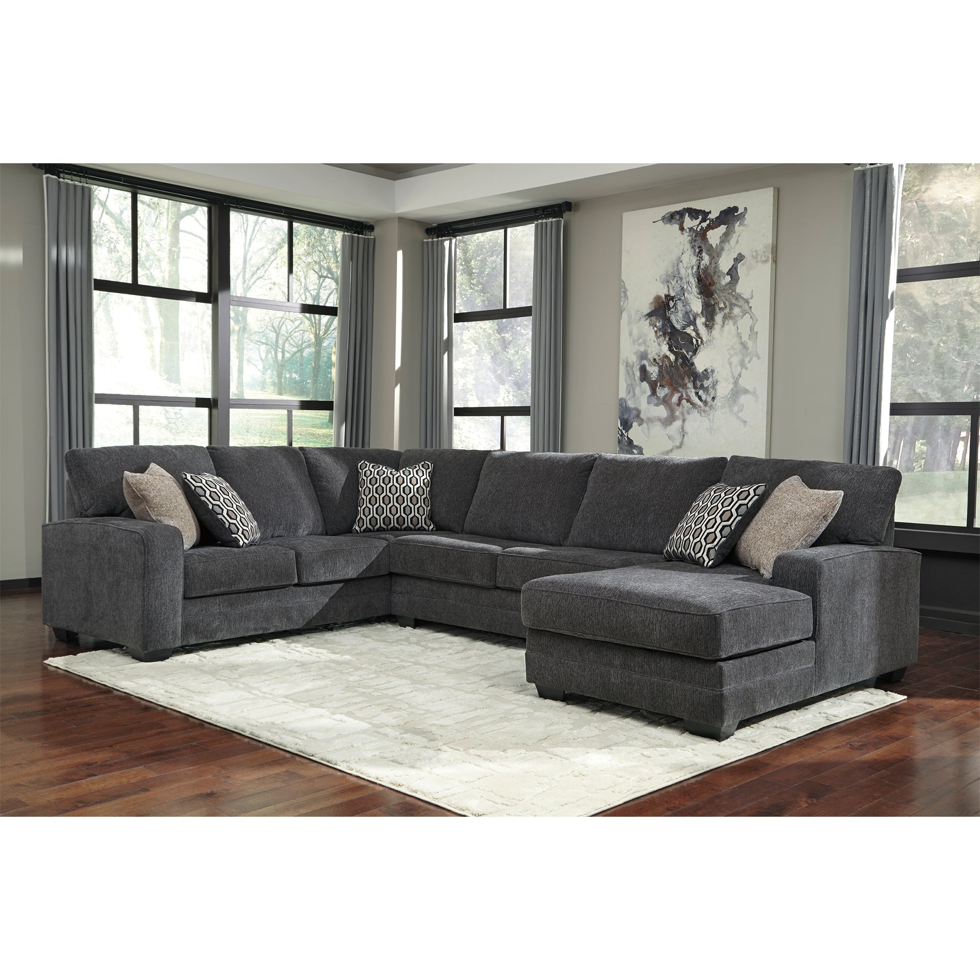 Tracling 3-Piece Sectional with Chaise