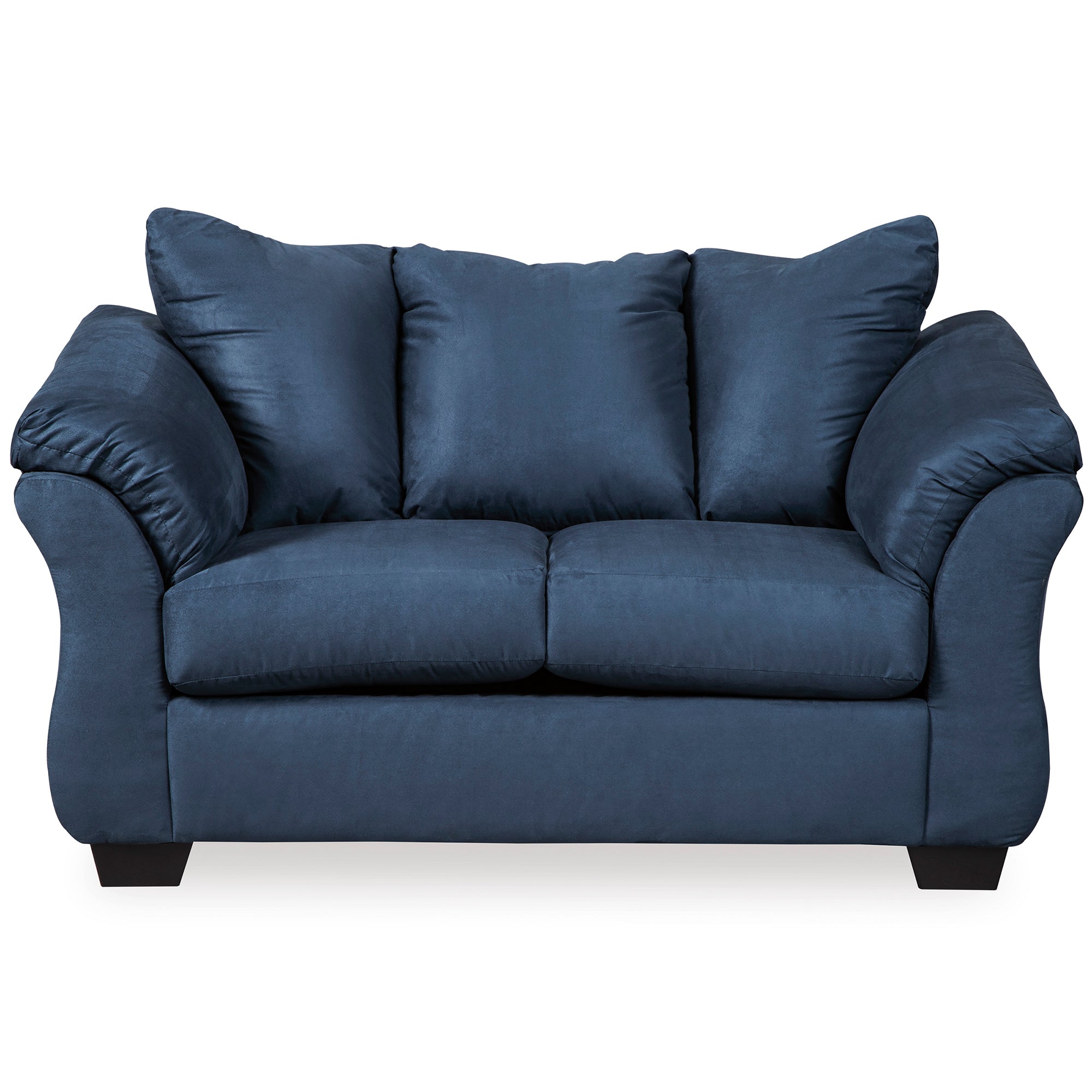 Darcy - Blue - Sofa and Loveseat